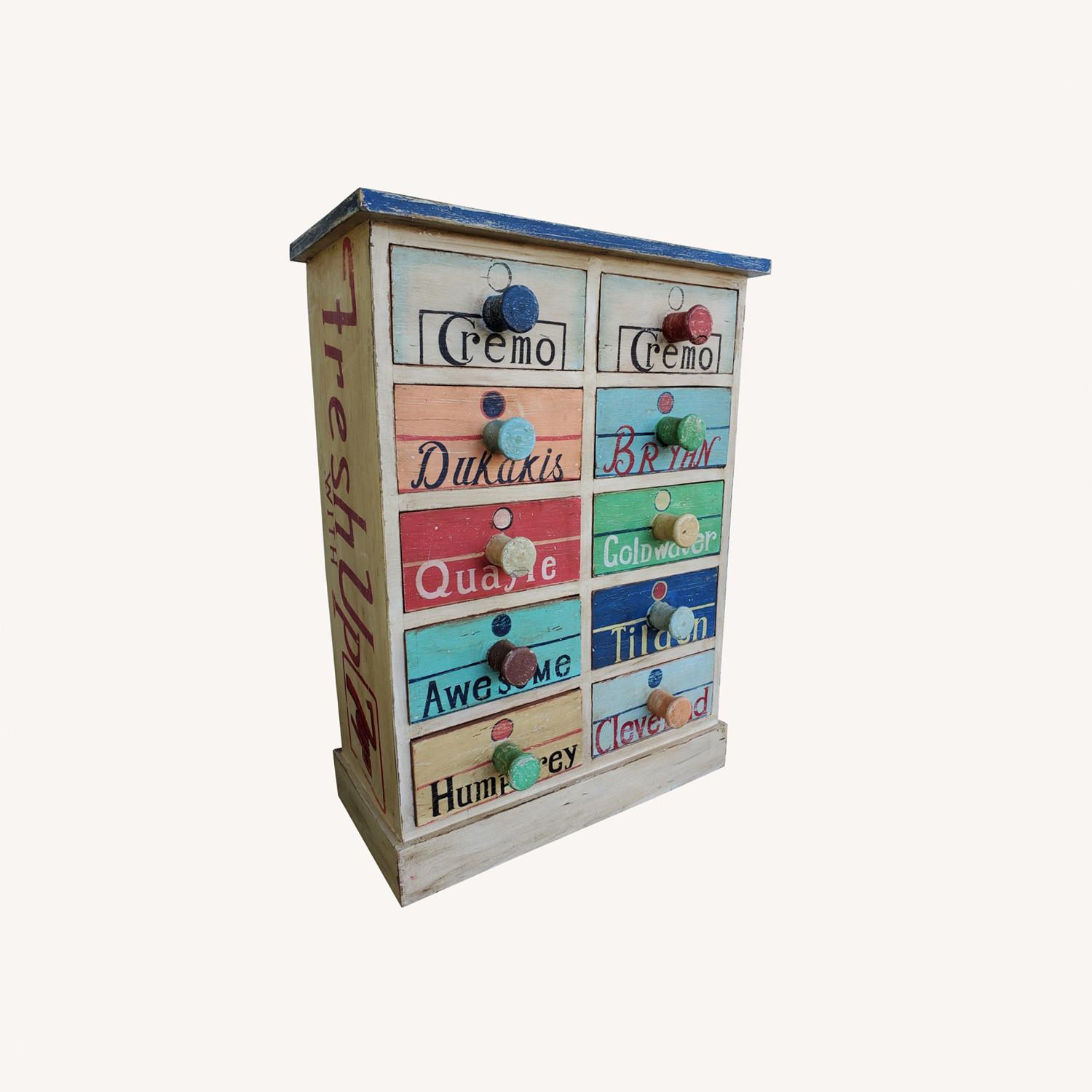 Custom Cigar Box Rustic Solid Wood Dresser - image-0