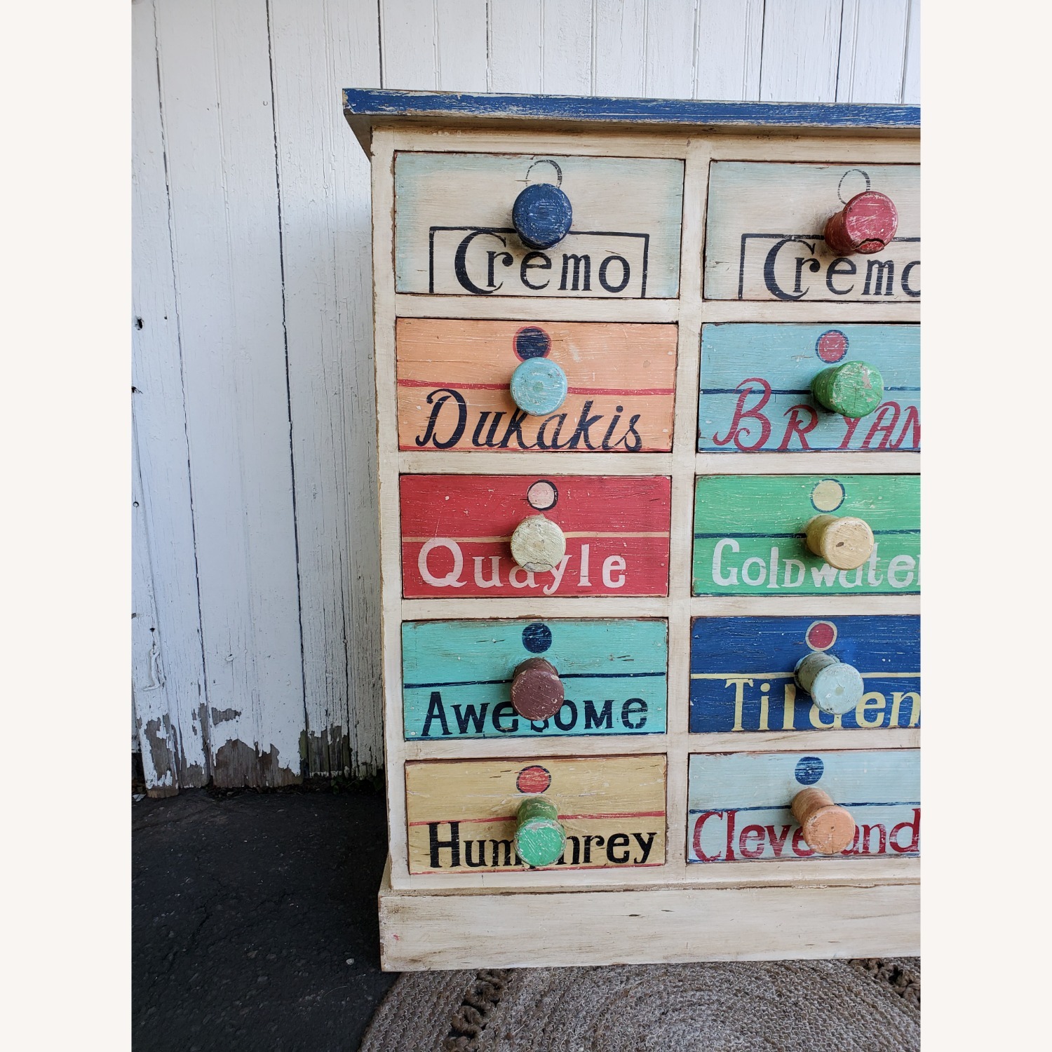 Custom Cigar Box Rustic Solid Wood Dresser - image-6