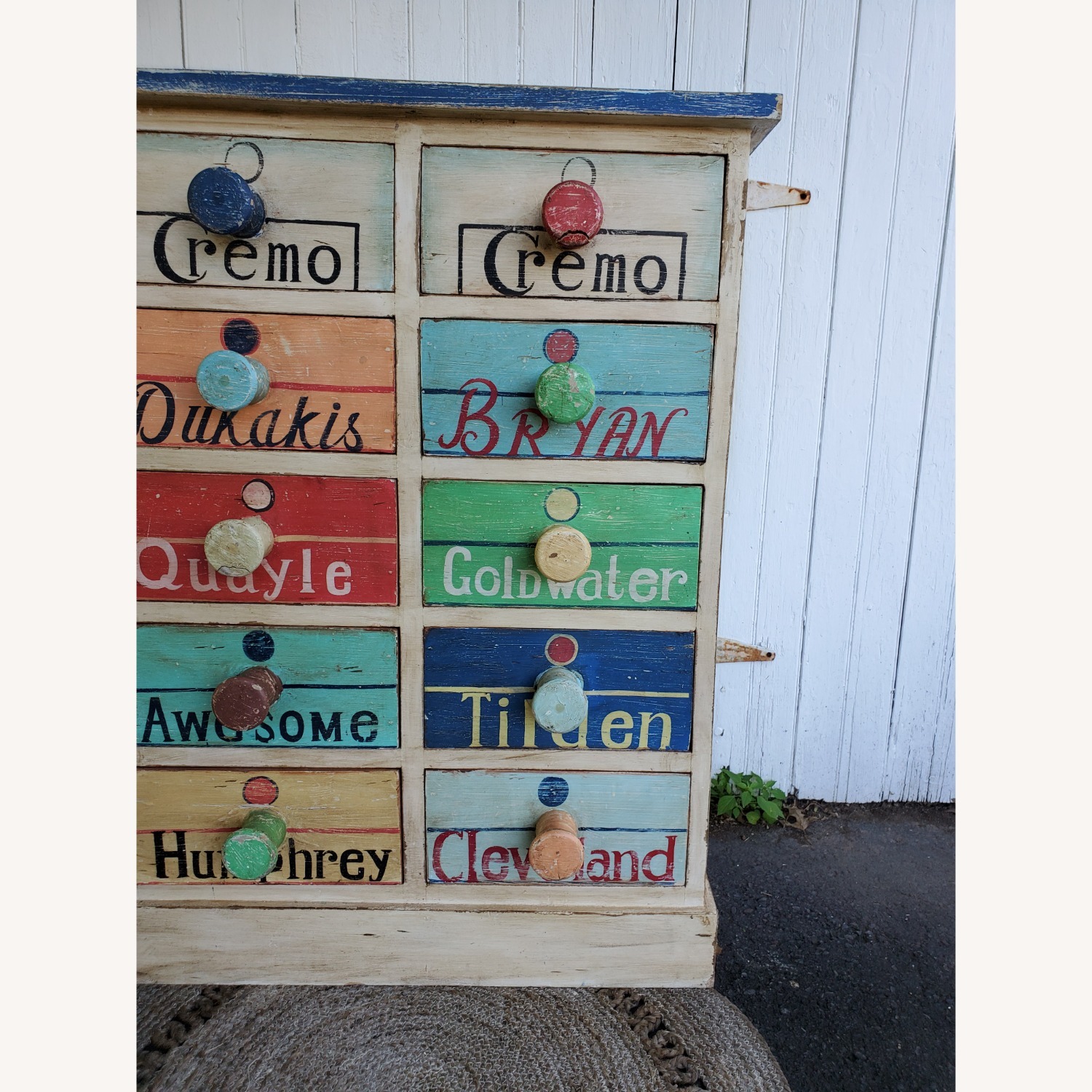 Custom Cigar Box Rustic Solid Wood Dresser - image-5
