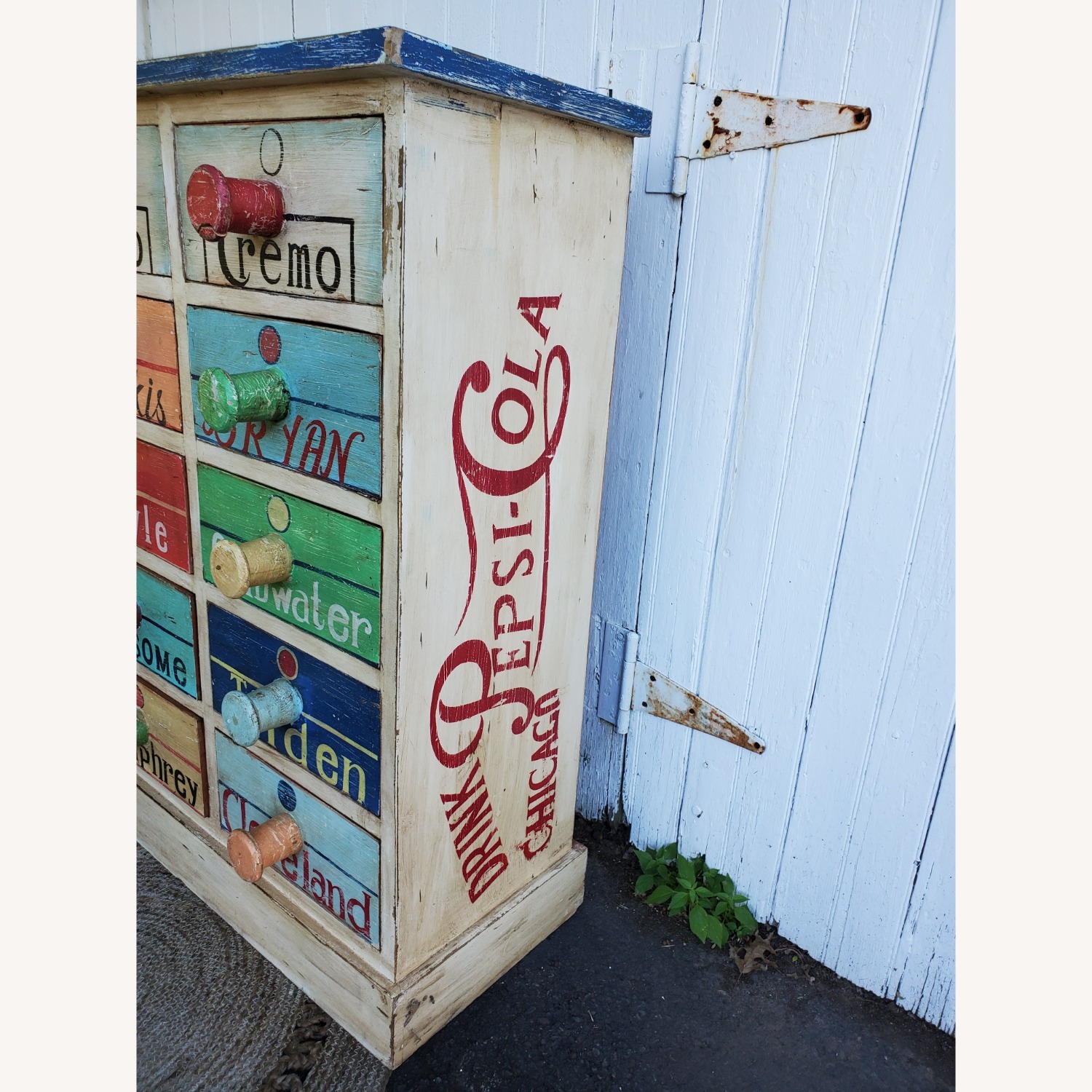 Custom Cigar Box Rustic Solid Wood Dresser - image-7
