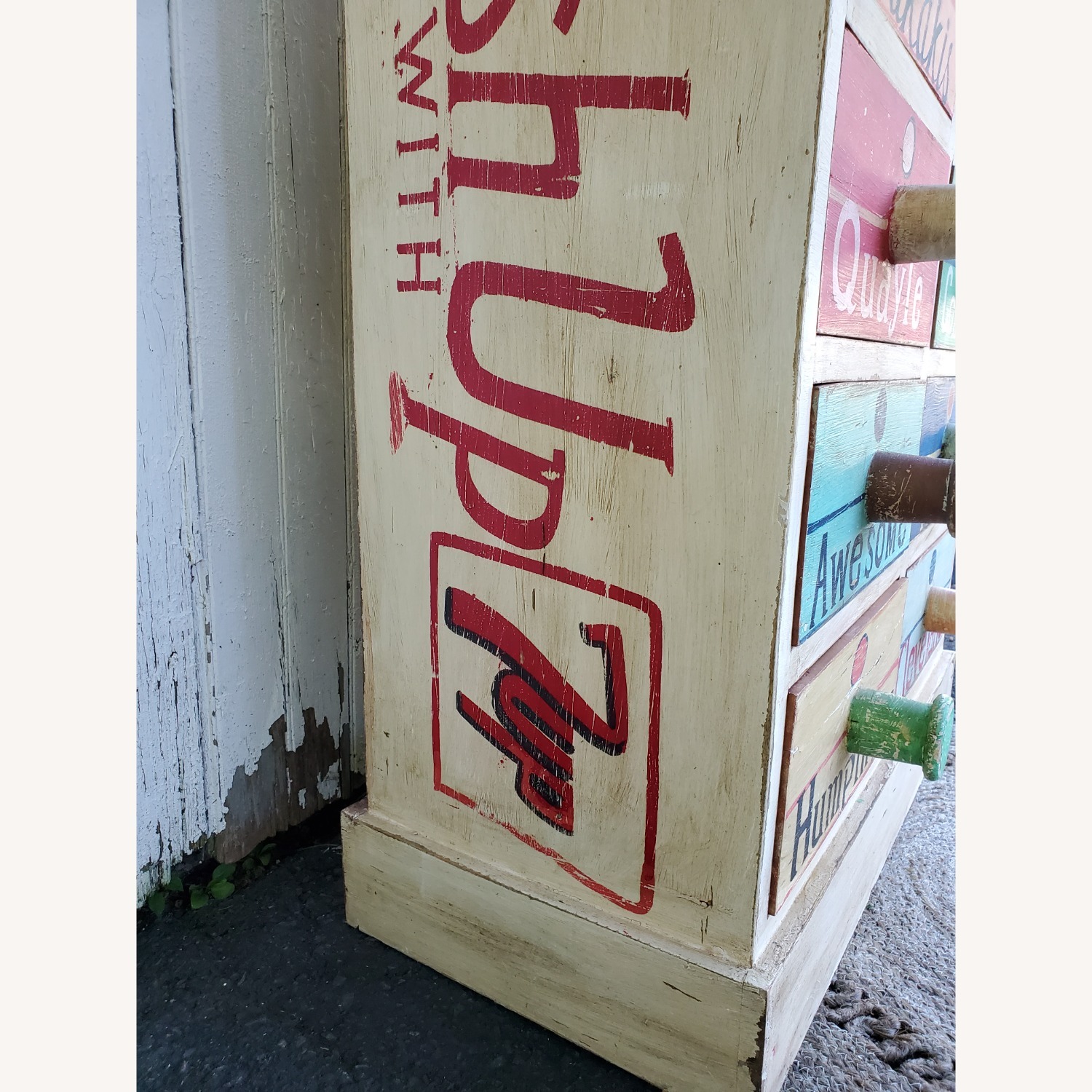 Custom Cigar Box Rustic Solid Wood Dresser - image-9