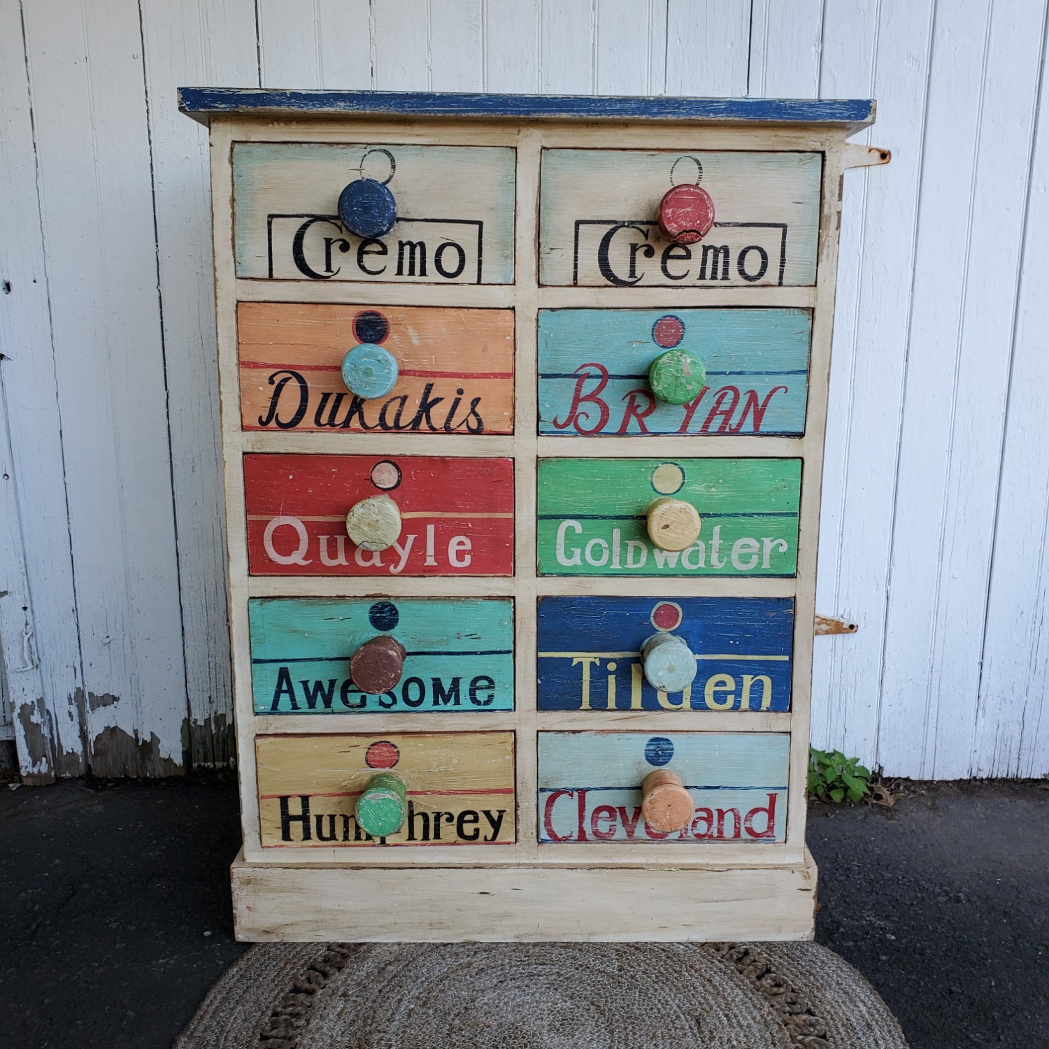 Custom Cigar Box Rustic Solid Wood Dresser - image-10