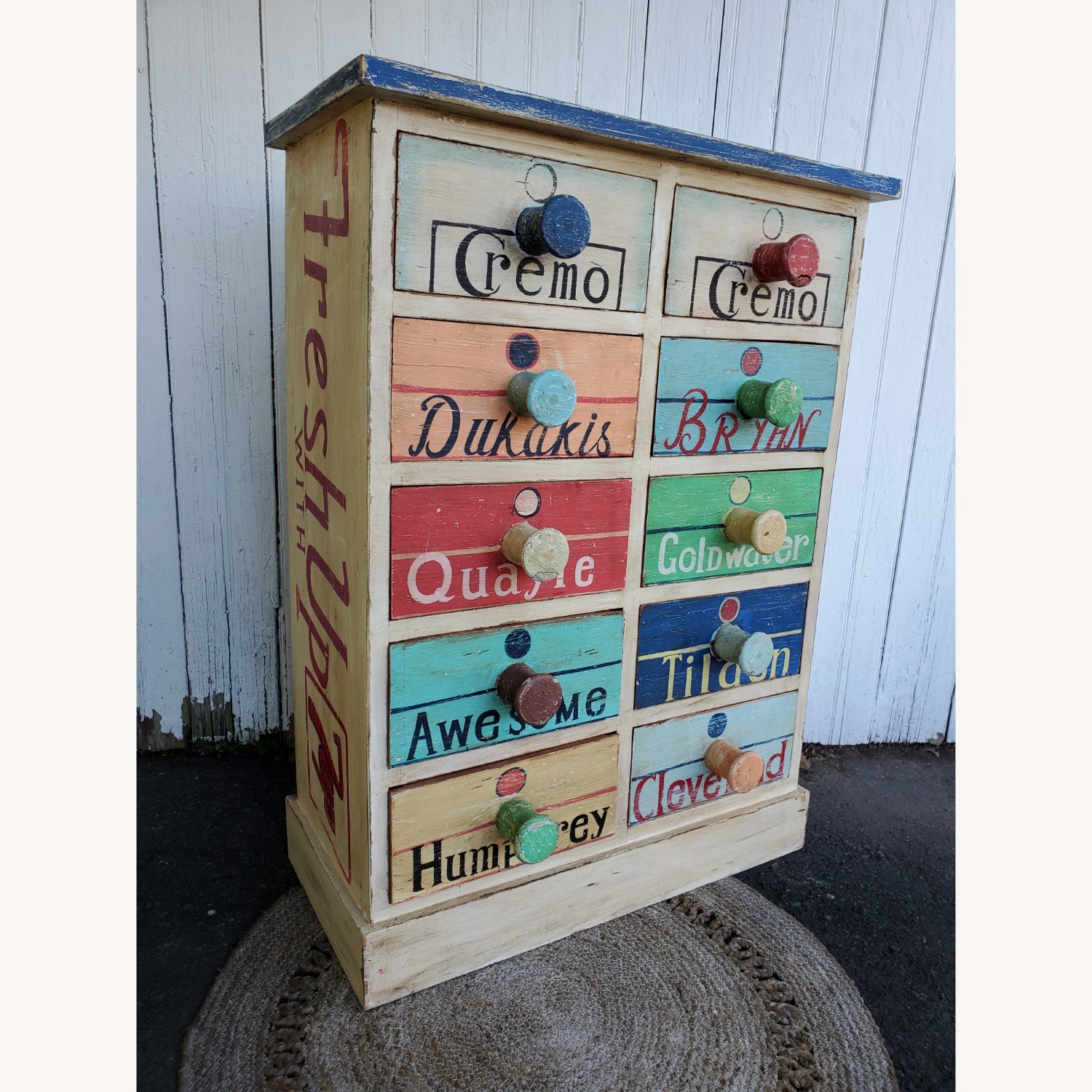 Custom Cigar Box Rustic Solid Wood Dresser - image-1