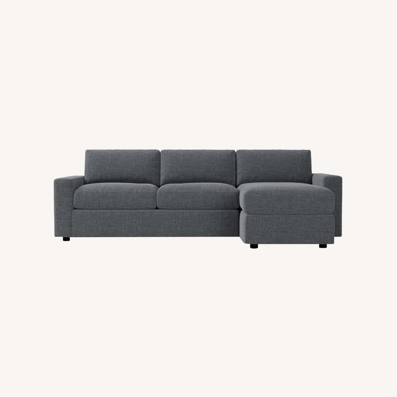 West Elm Henry Sectional with Bed & Storage - image-0