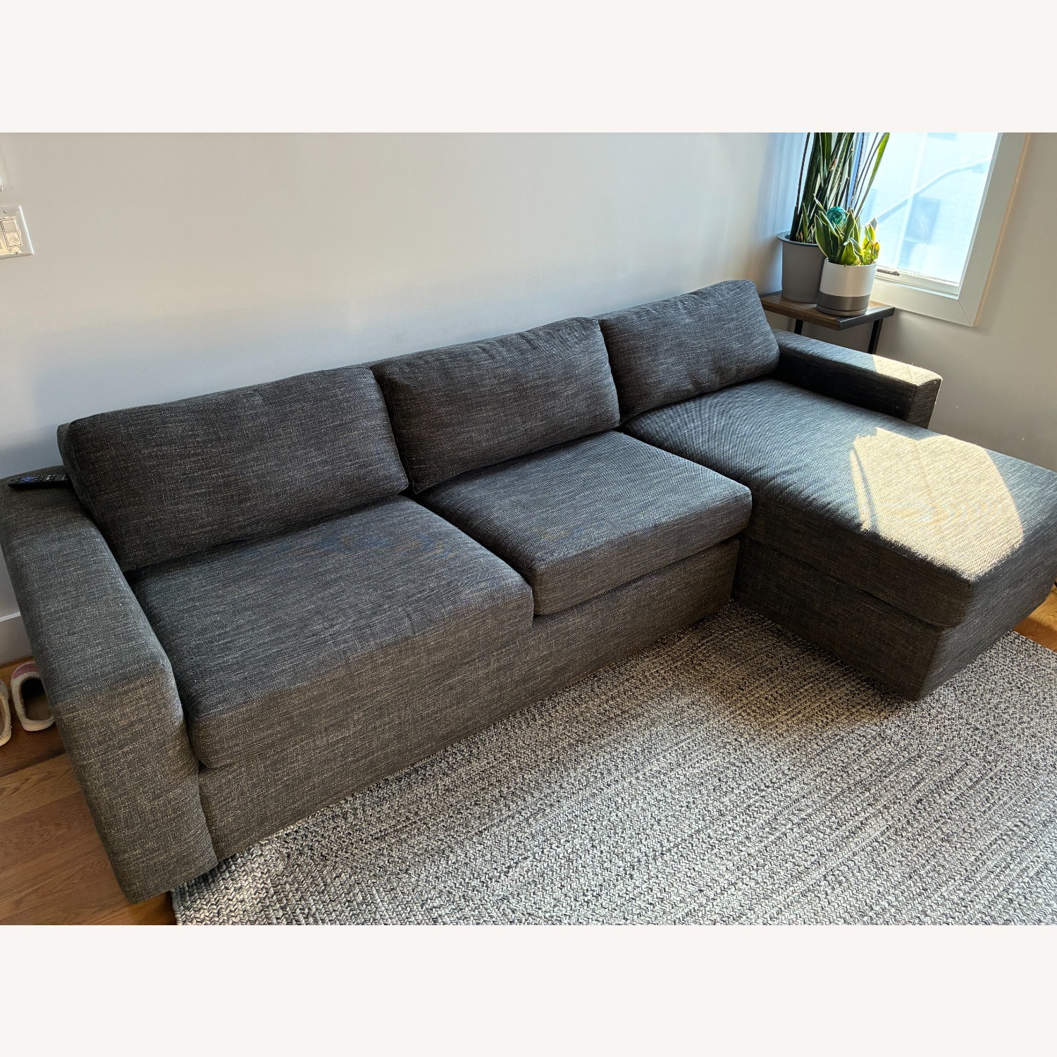 West Elm Henry Sectional with Bed & Storage - image-1