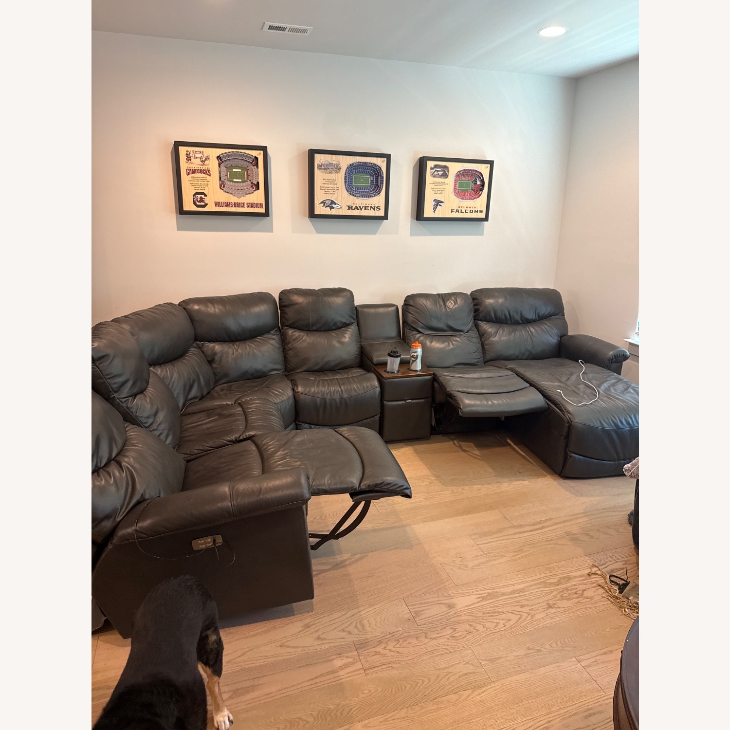 Leather La-Z-Boy Sectional - image-2
