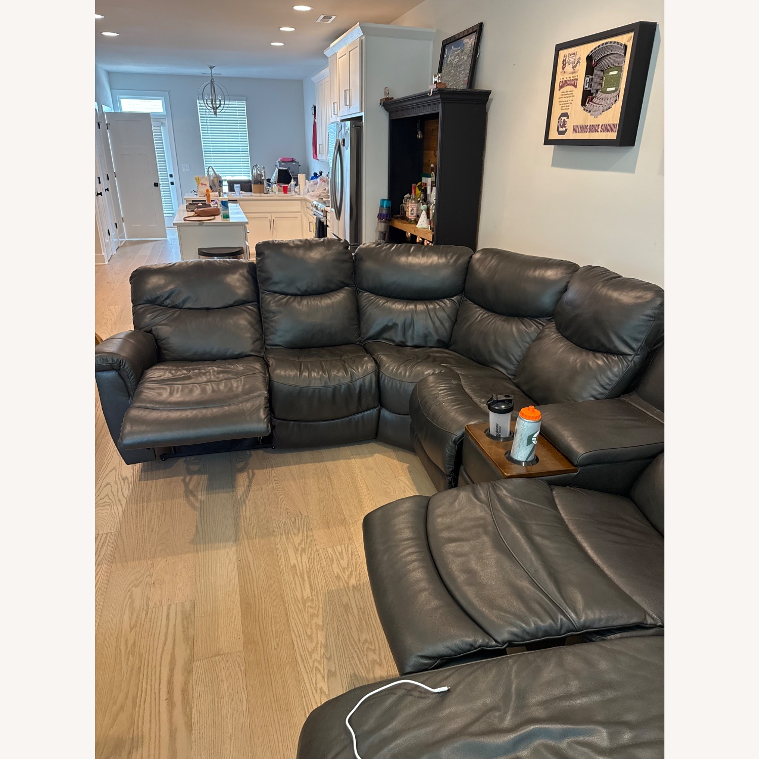 Leather La-Z-Boy Sectional - image-1