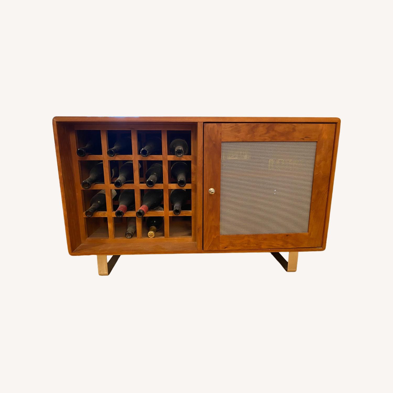 Room & Board Linear Wine Rack Storage Cabinet - image-0