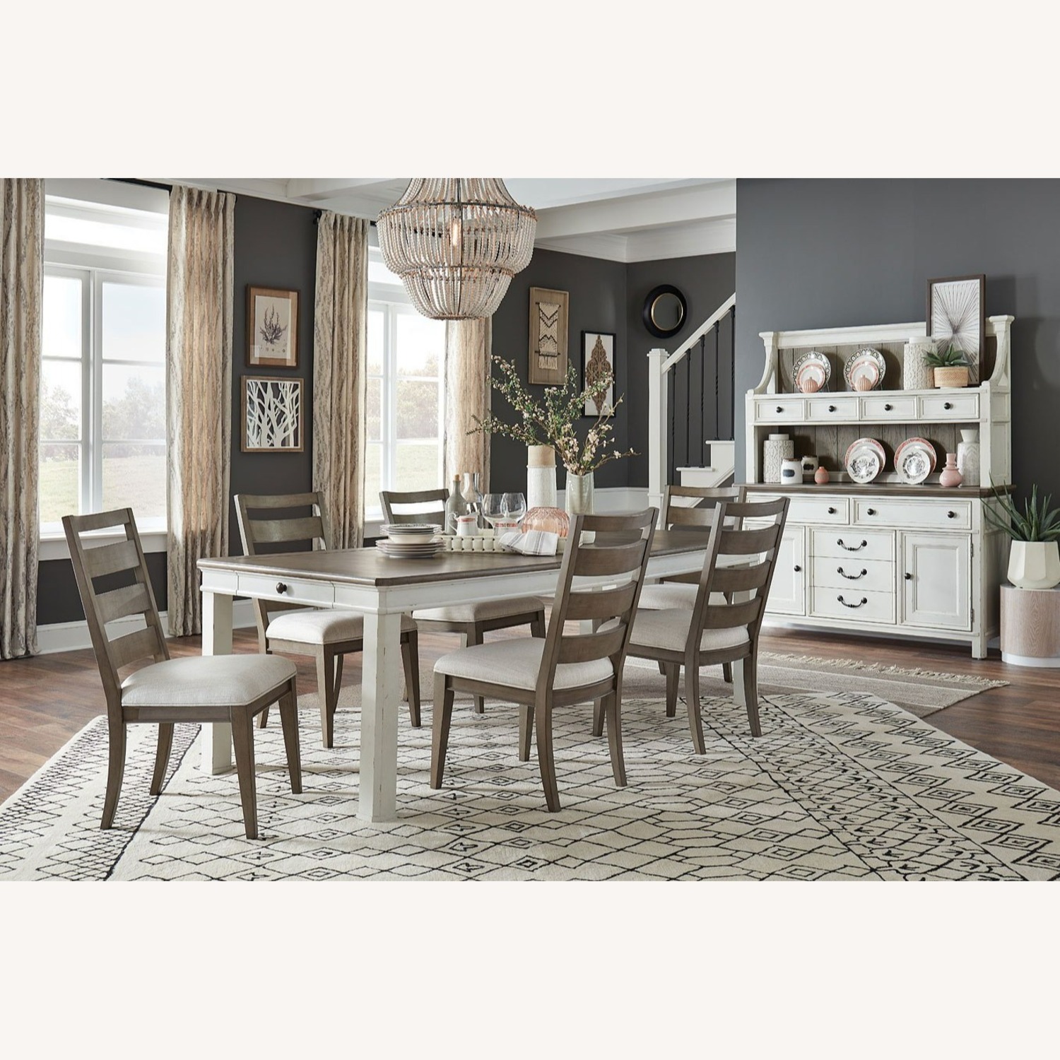 Magnussen Bellevue Manor 7pc Dining Set - image-1