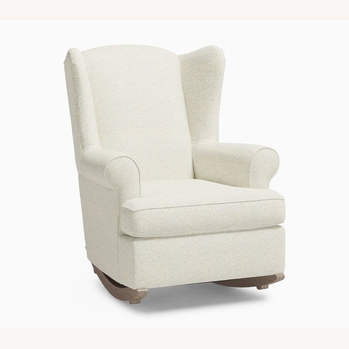 Used Pottery Barn Kids Fabric Nursing Chair for sale on AptDeco