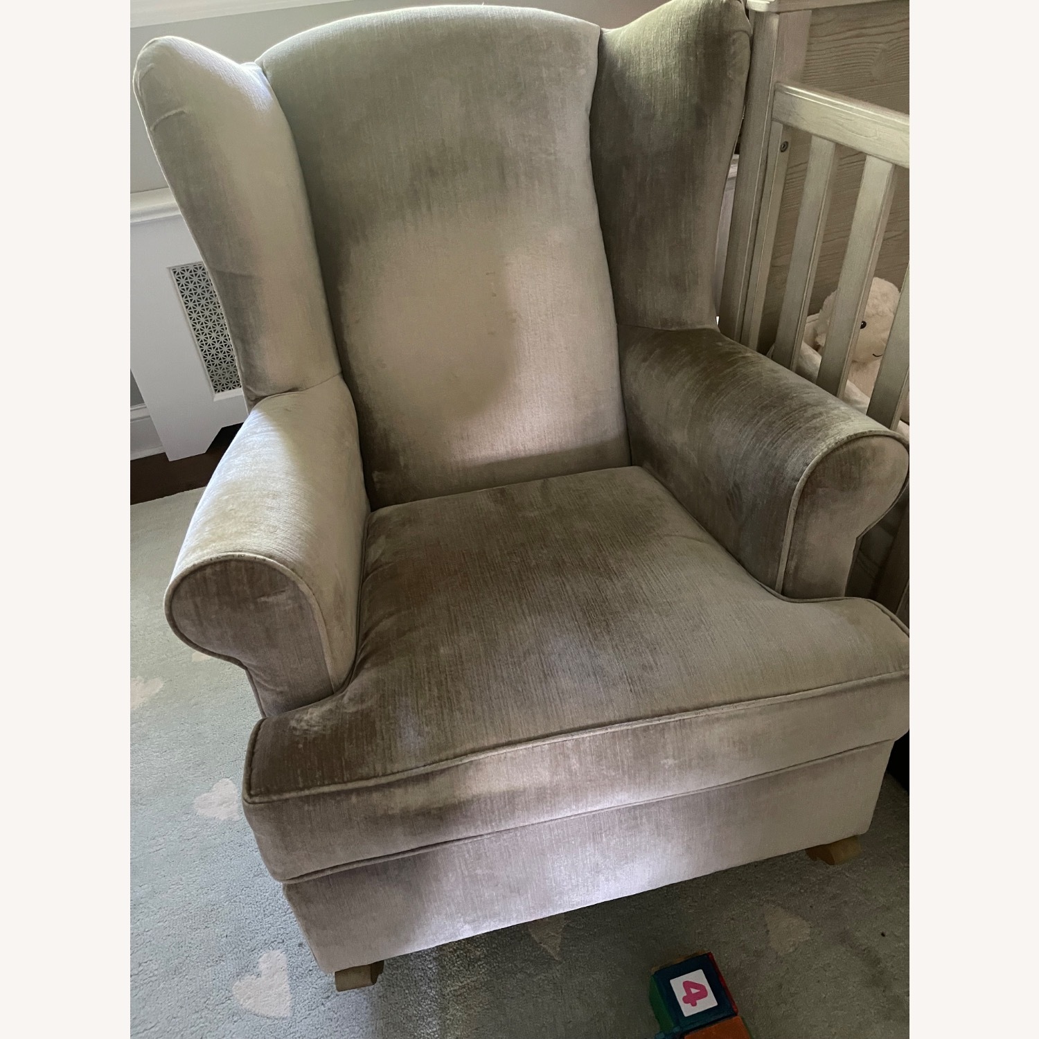 Pottery Barn Kids Fabric Nursing Chair - image-1