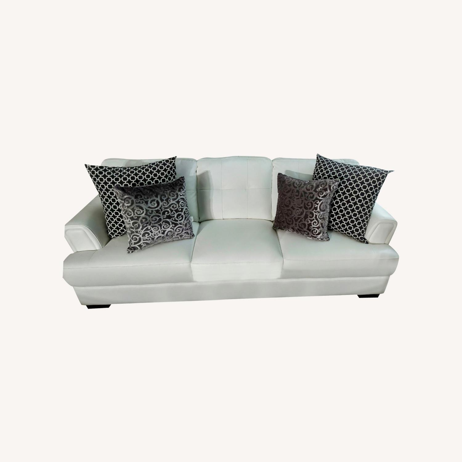  Chateau D'ax Leather Sofa - image-0