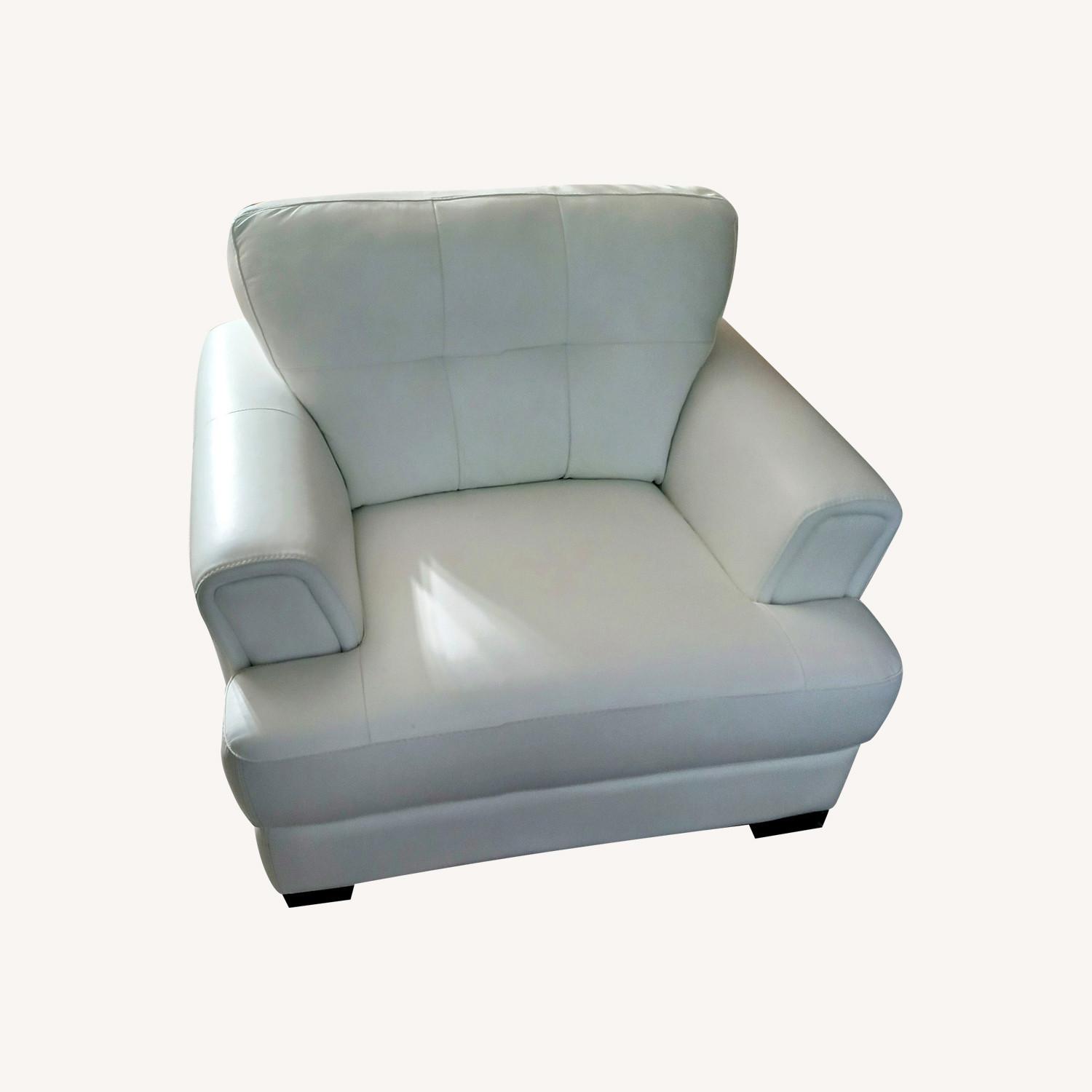  Chateau D'ax White Arm Chair - image-0