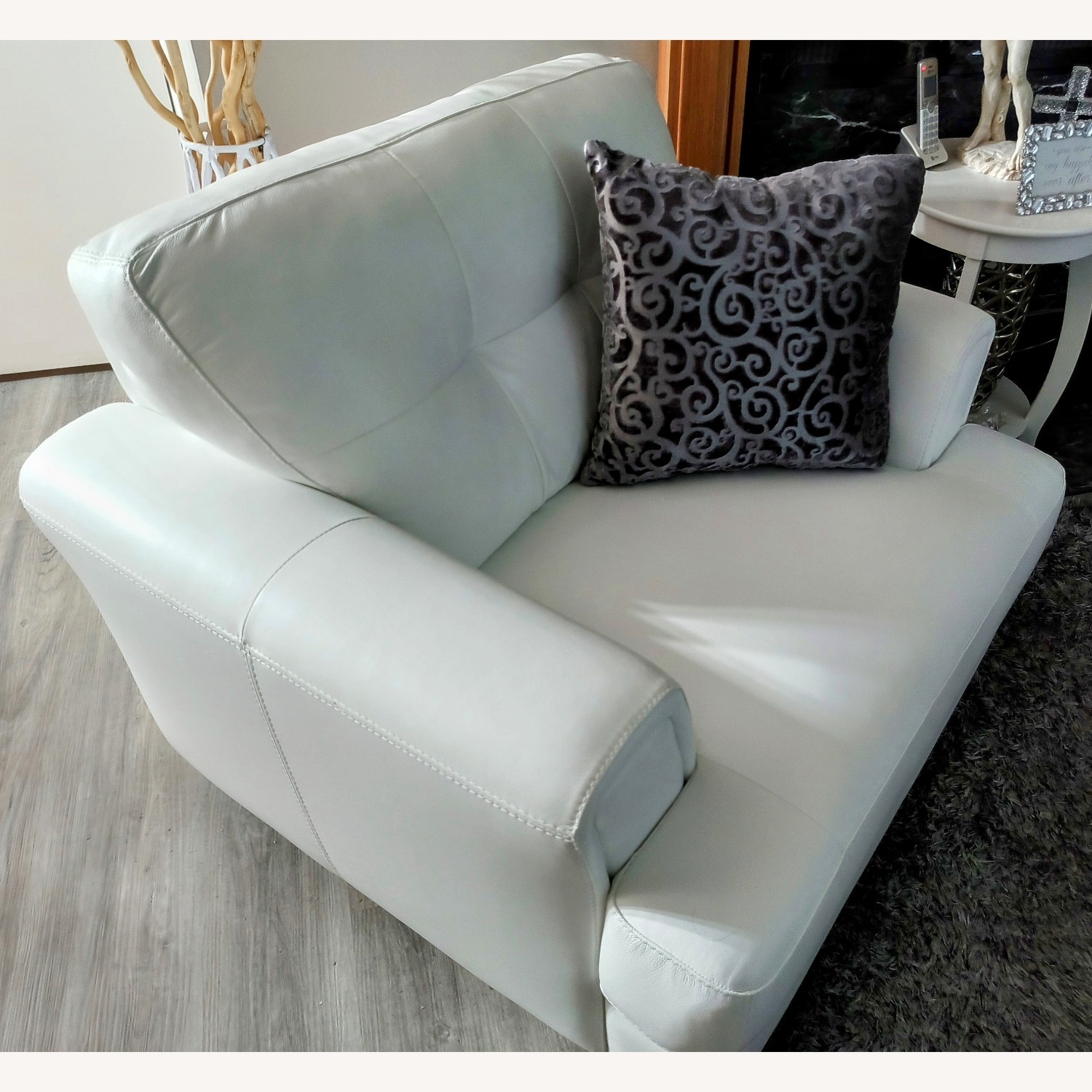  Chateau D'ax White Arm Chair - image-1
