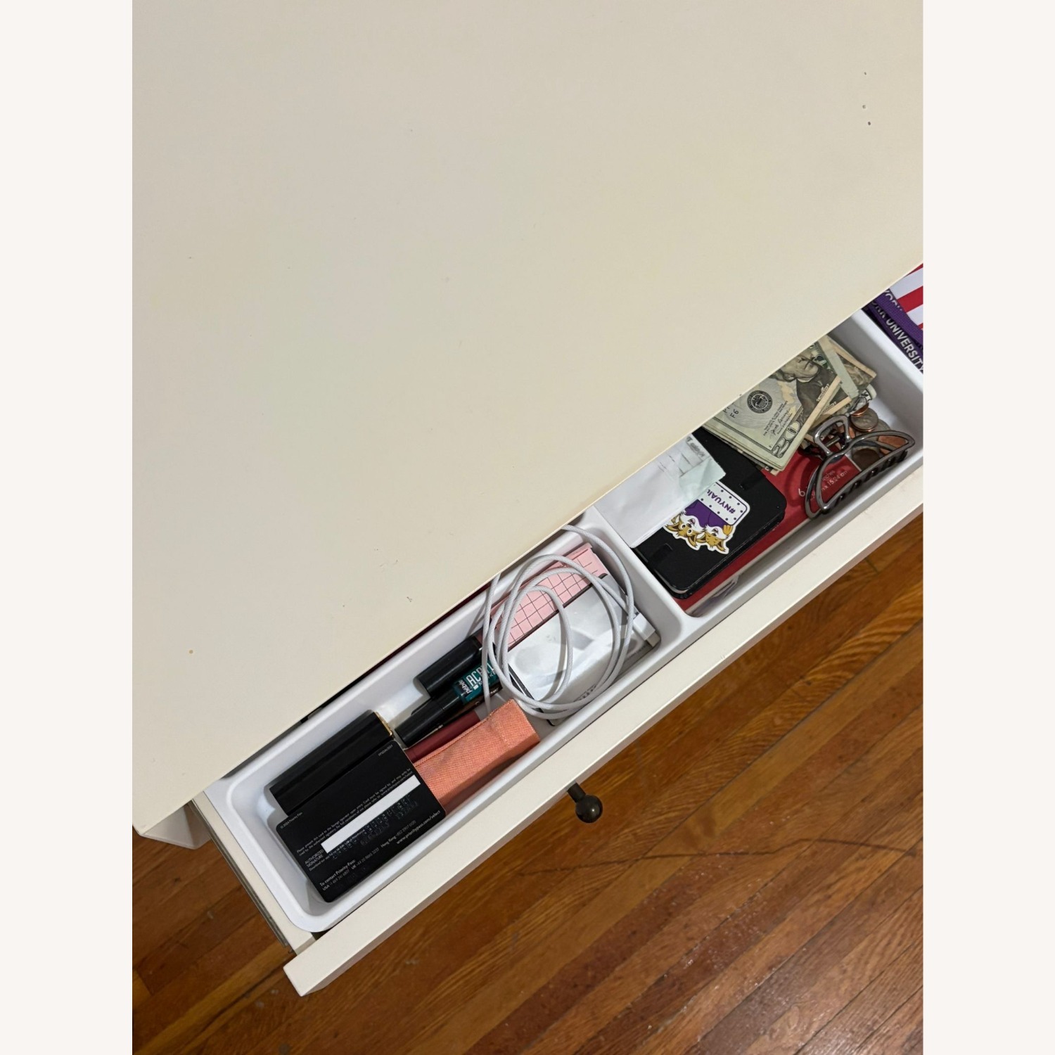 West Elm Mid Century Mini Desk (36") in White - image-5