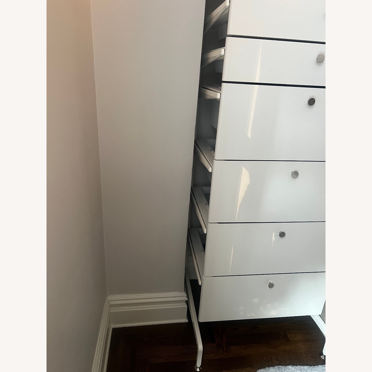 Container Store Elfa Custom Shelf and Drawer Unit - image-5