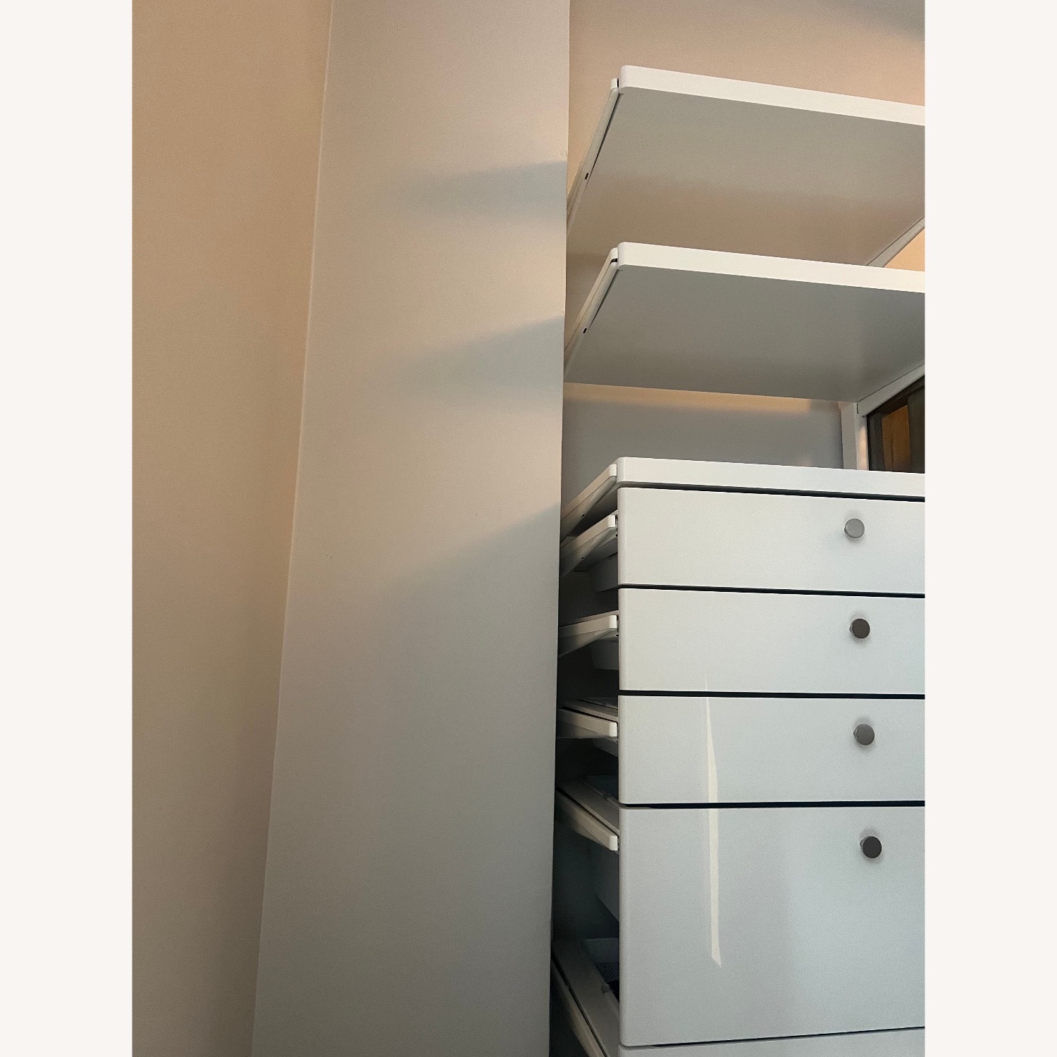 Container Store Elfa Custom Shelf and Drawer Unit - image-4