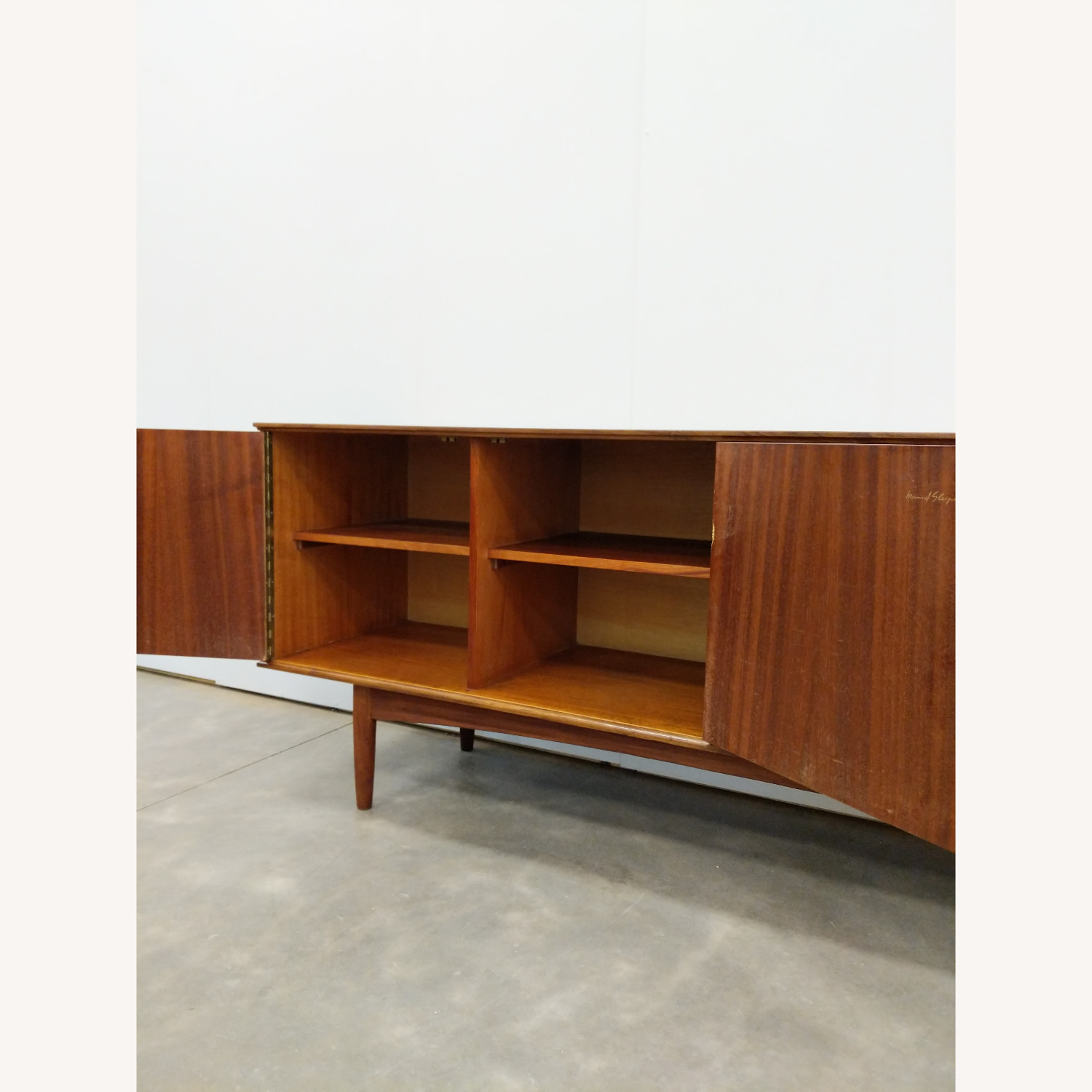 Vintage Mid Century Modern Teak Morris Credenza - image-5