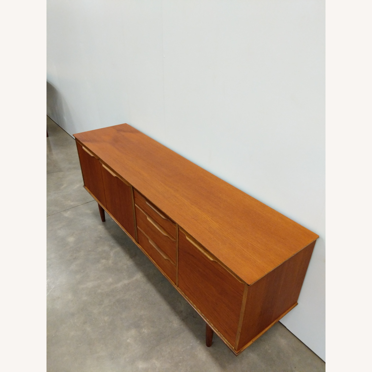 Vintage Mid Century Modern Teak Morris Credenza - image-6