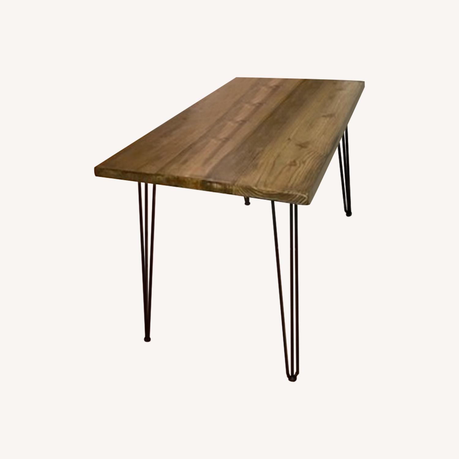 Handmade Solid Wood Dining Table – 60” x 30” - image-0