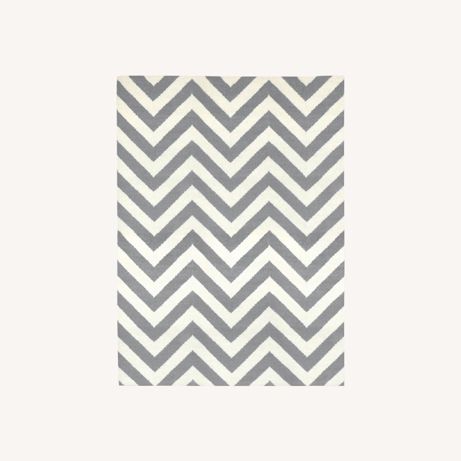 Jonathan Adler Herringbone Wool Flatweave Rug 6X9 - AptDeco