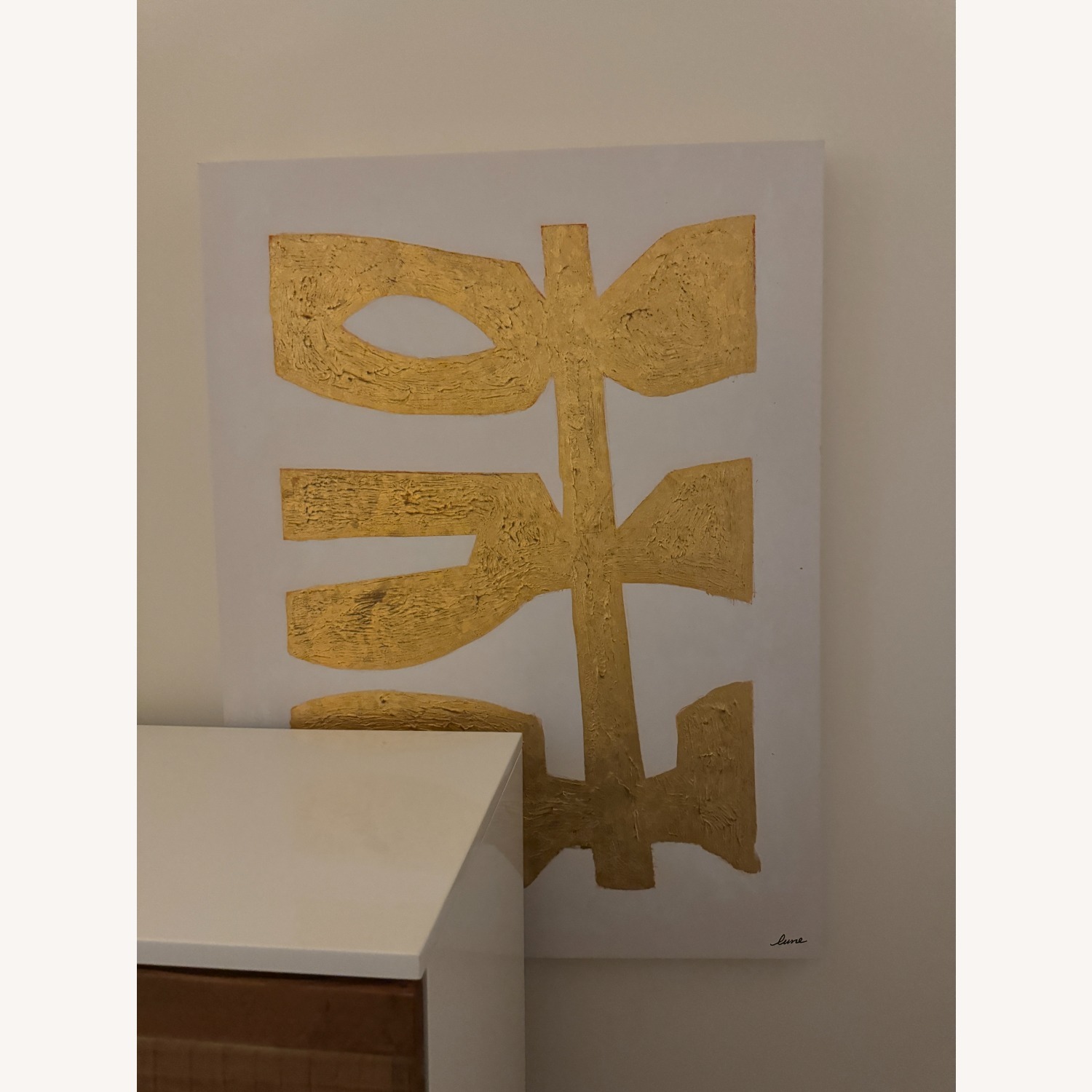 Gold Abstract Wall Art - image-2