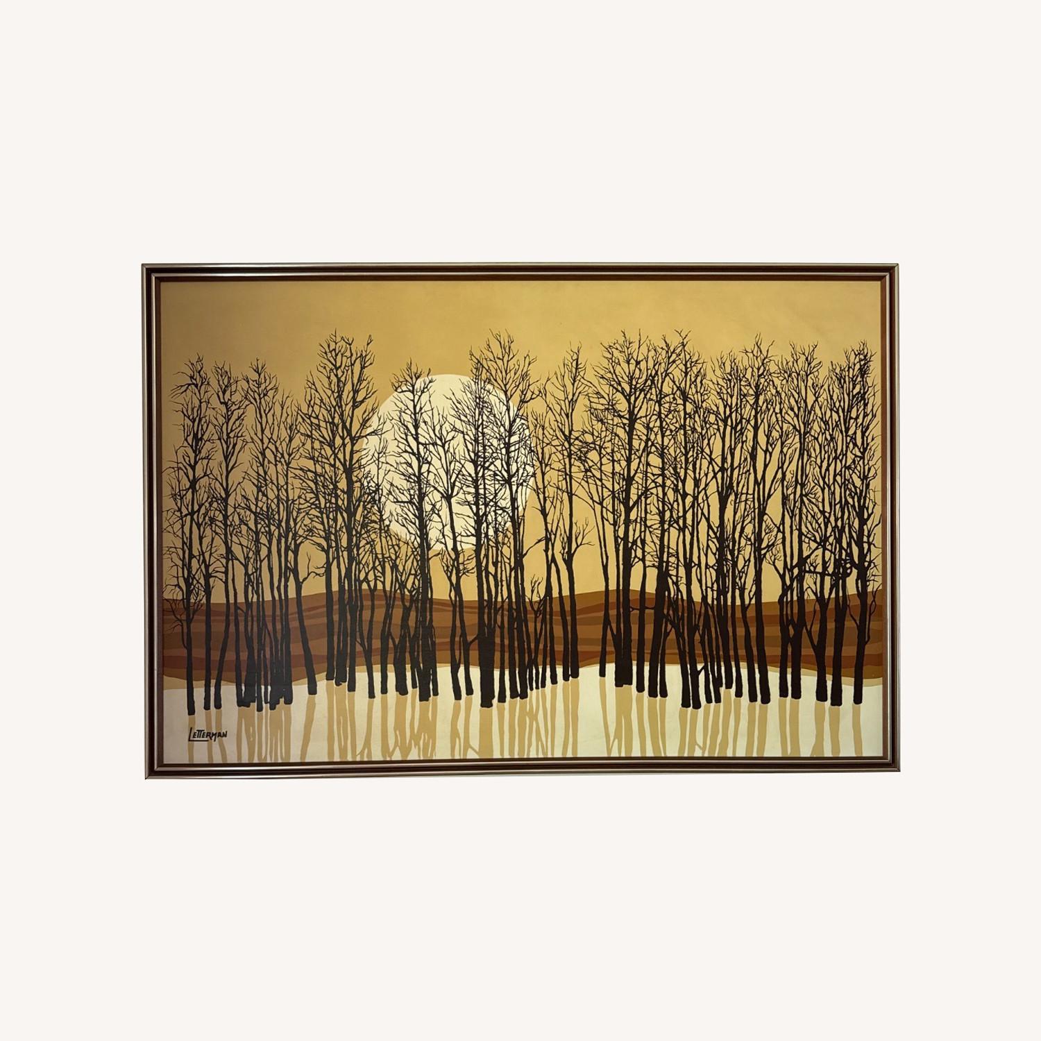 Vintage Letterman Painting - image-0