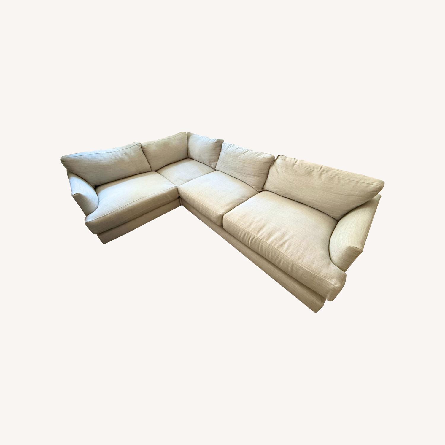 West Elm Haven Sectional - Pearl Gray custom - image-0
