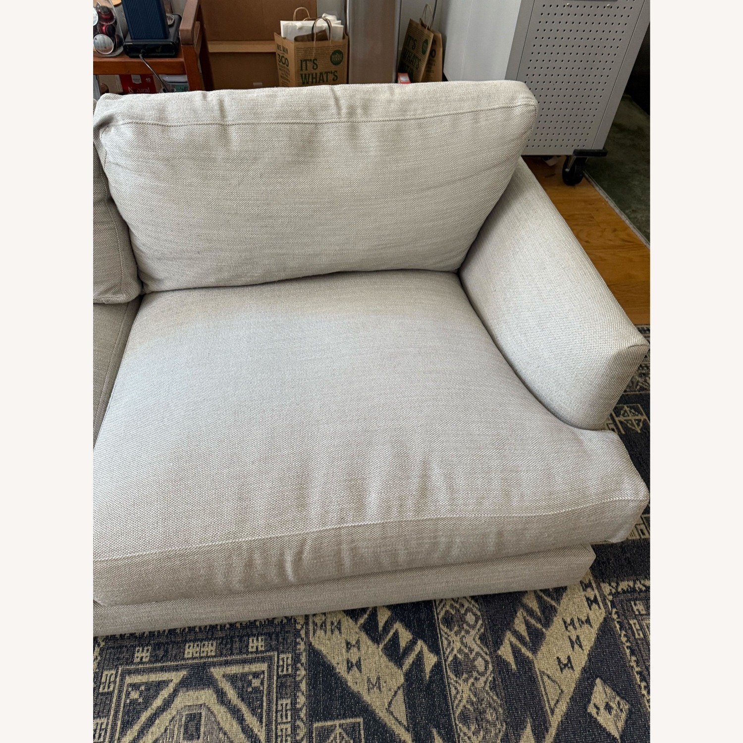 West Elm Haven Sectional - Pearl Gray custom - image-4