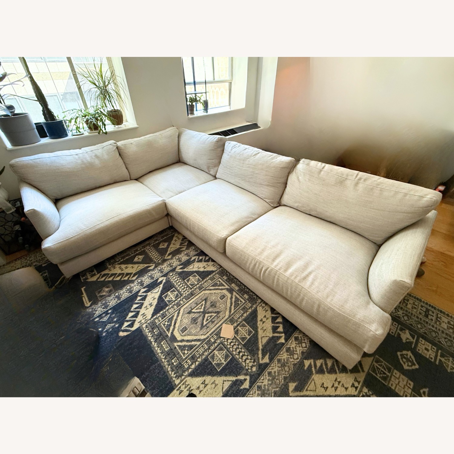 West Elm Haven Sectional - Pearl Gray custom - image-5