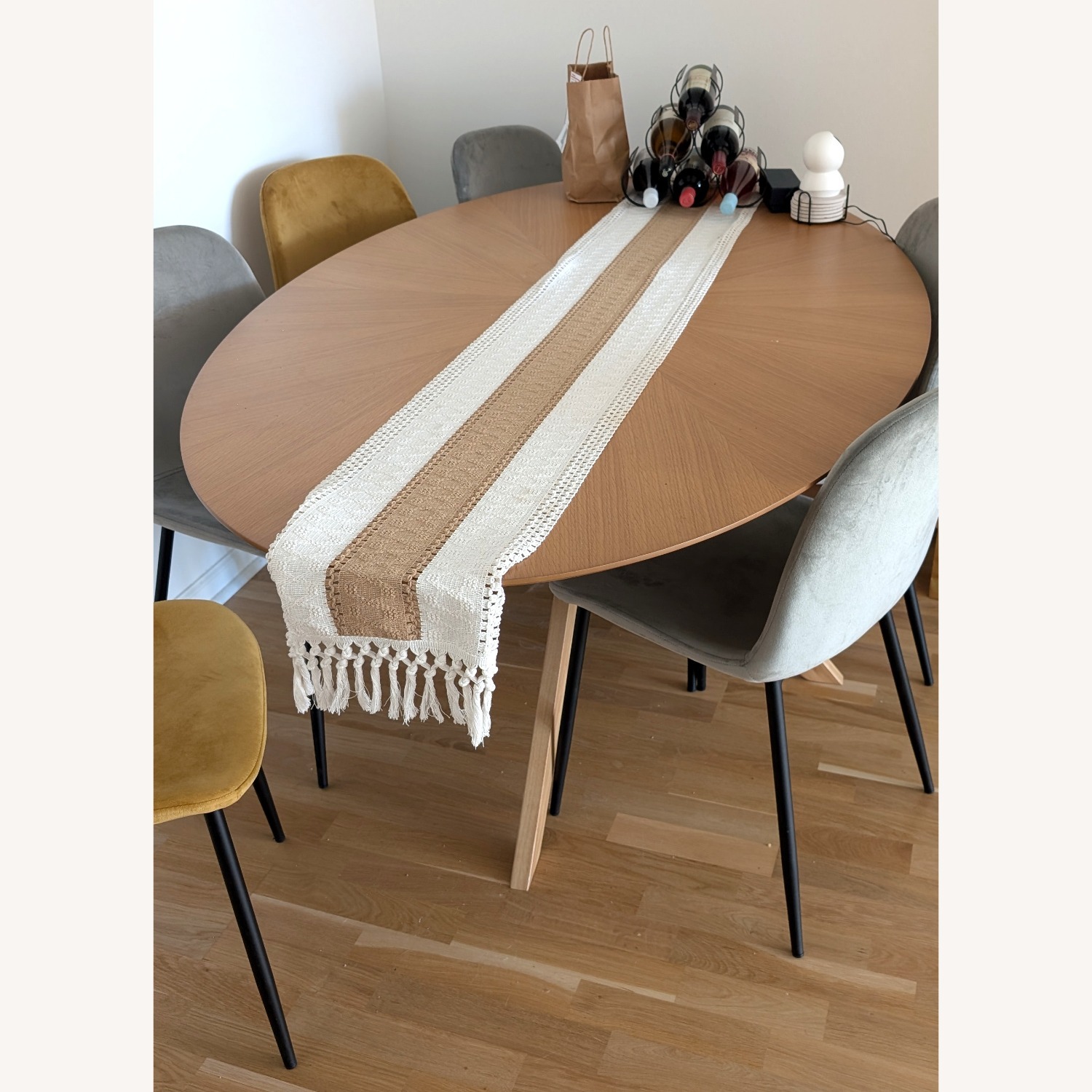 AllModern Fenway Mid Century Wood Dining Table - image-2