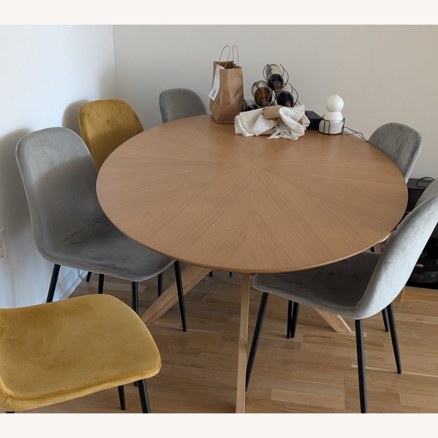 AllModern Fenway Mid Century Wood Dining Table - image-1