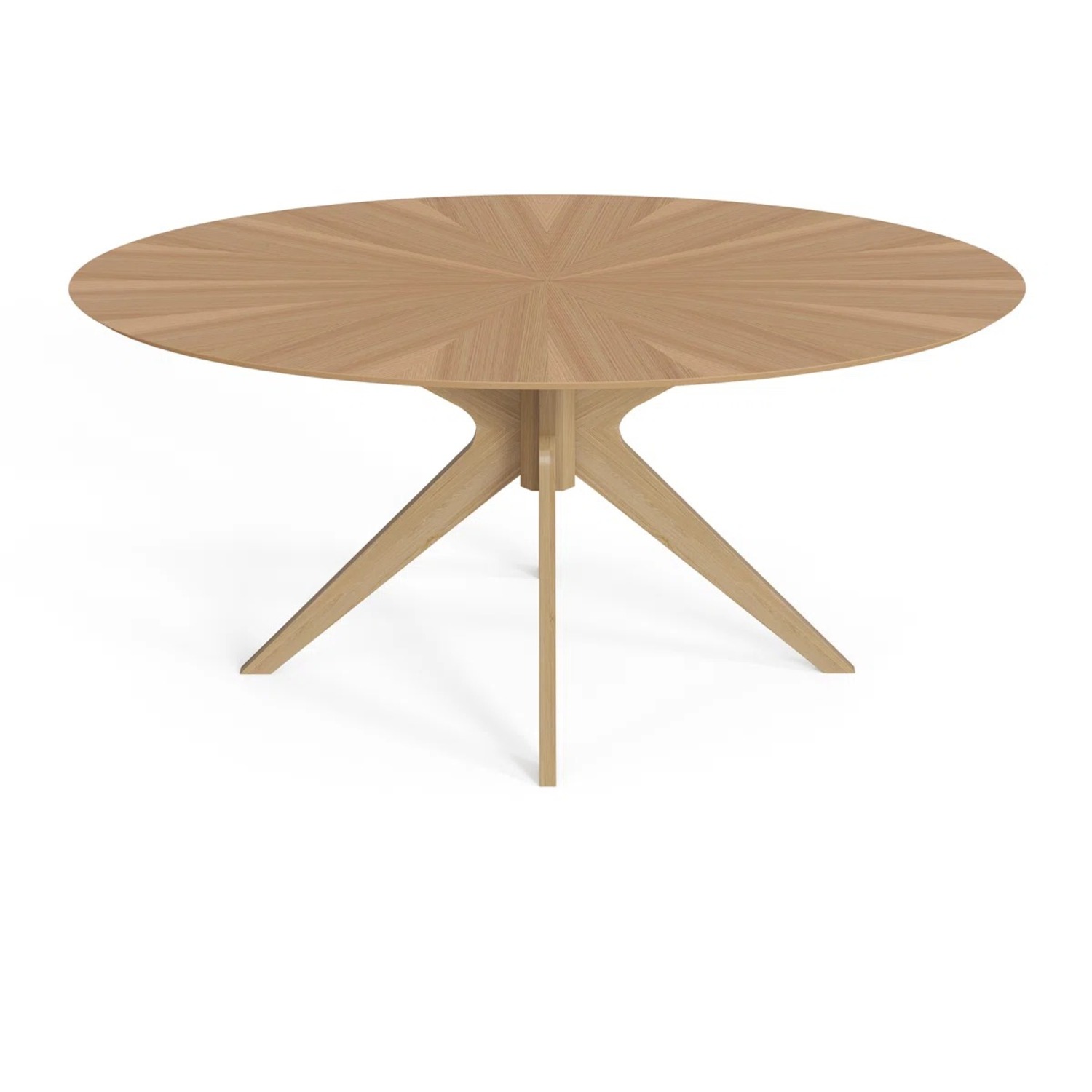 AllModern Fenway Mid Century Wood Dining Table - image-3