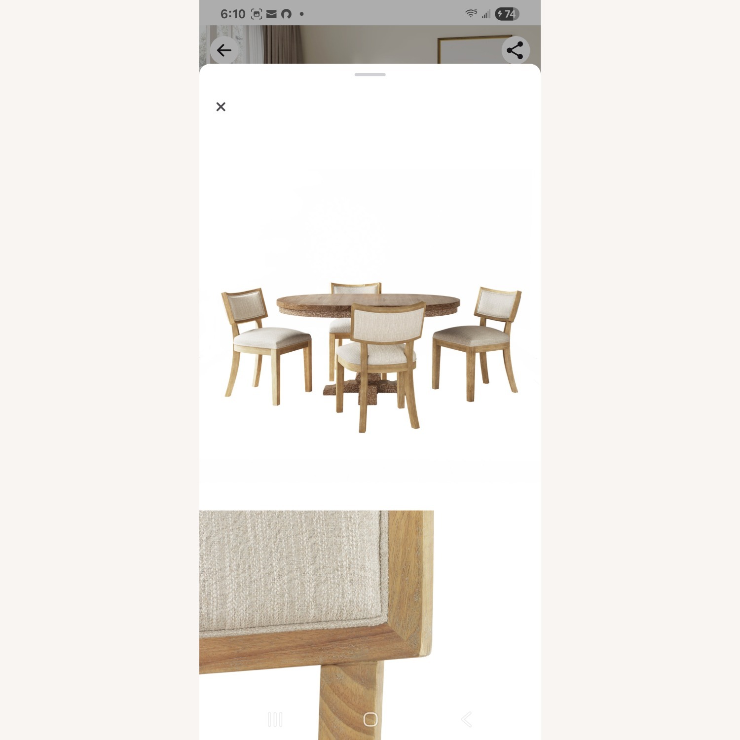 Creight 5- piece Dining Set by Rosalinder Wheeler - image-4