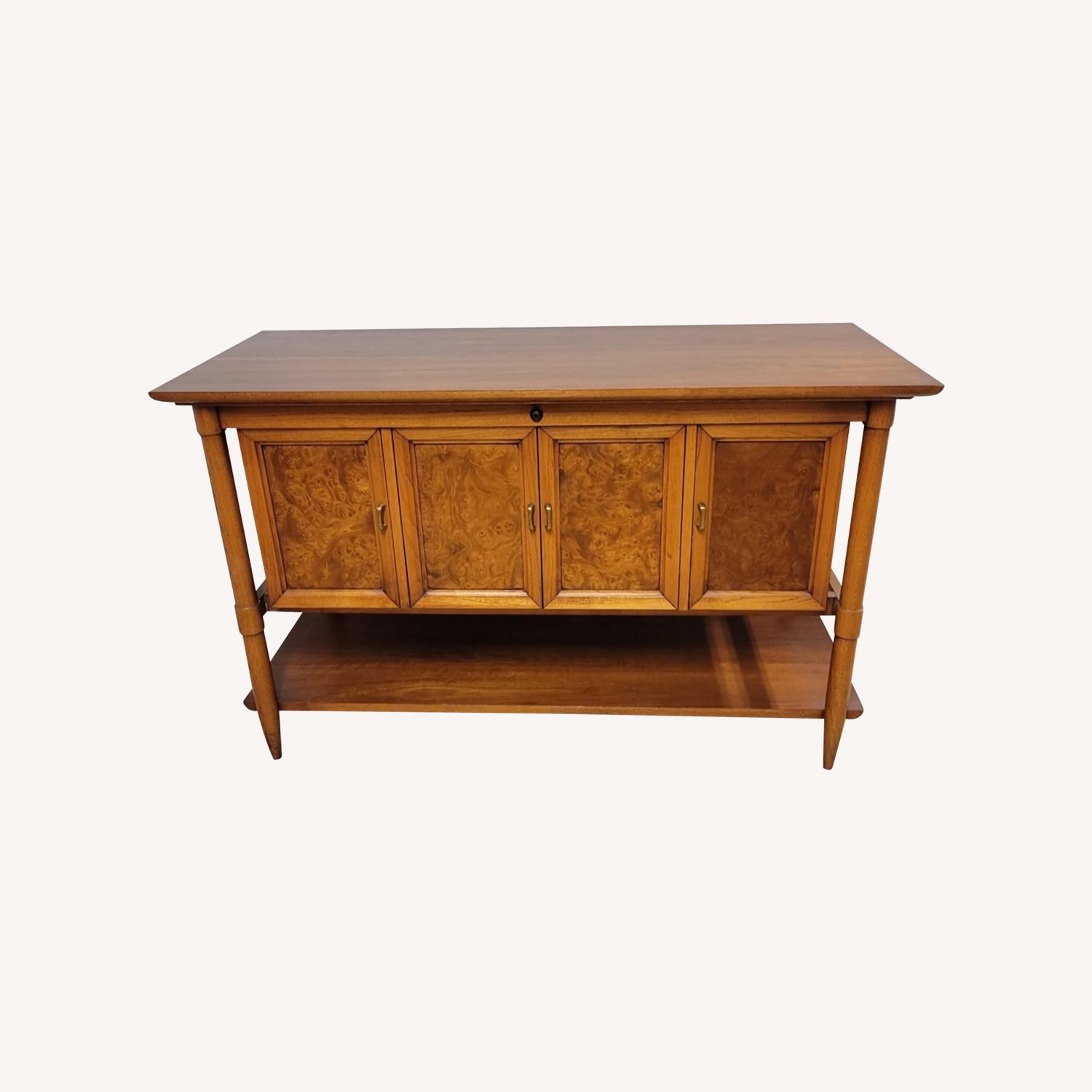 Mid-Century Modern Lane Burl Wood Cedar Chest - image-0