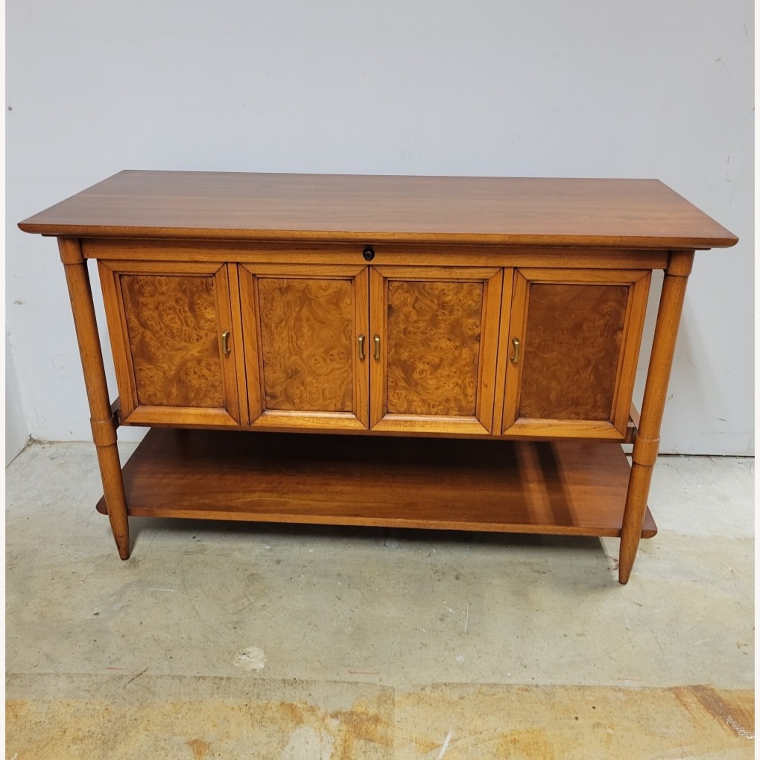 Mid-Century Modern Lane Burl Wood Cedar Chest - image-1