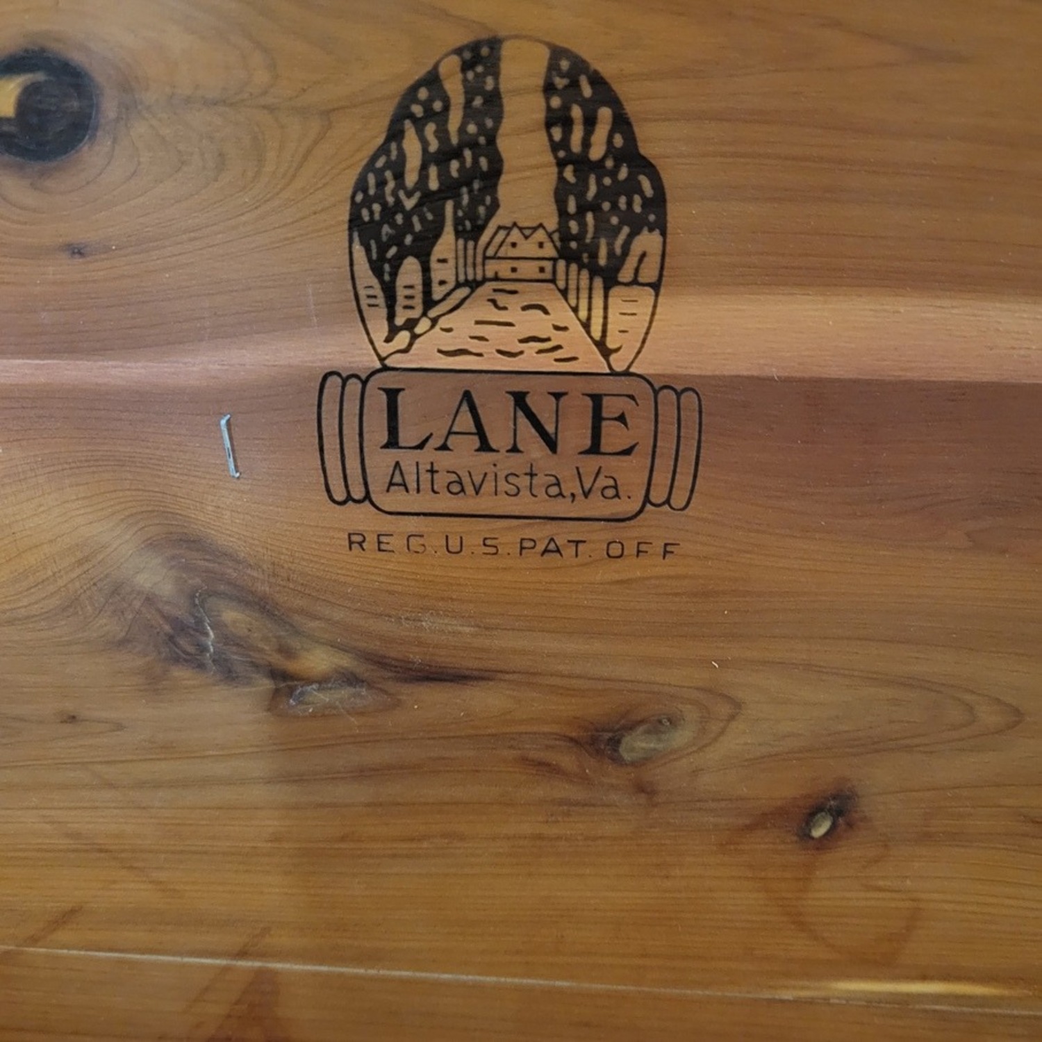 Mid-Century Modern Lane Burl Wood Cedar Chest - image-7