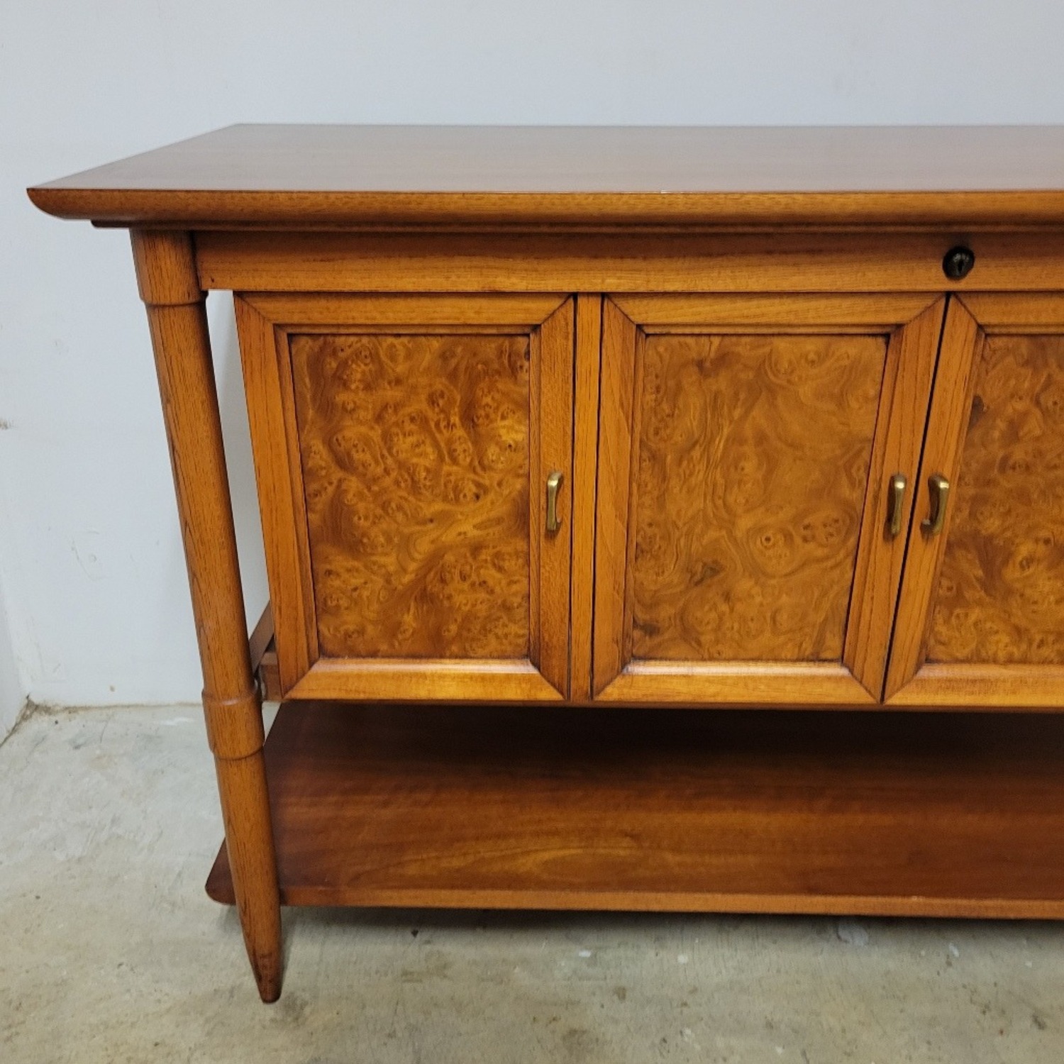Mid-Century Modern Lane Burl Wood Cedar Chest - image-4