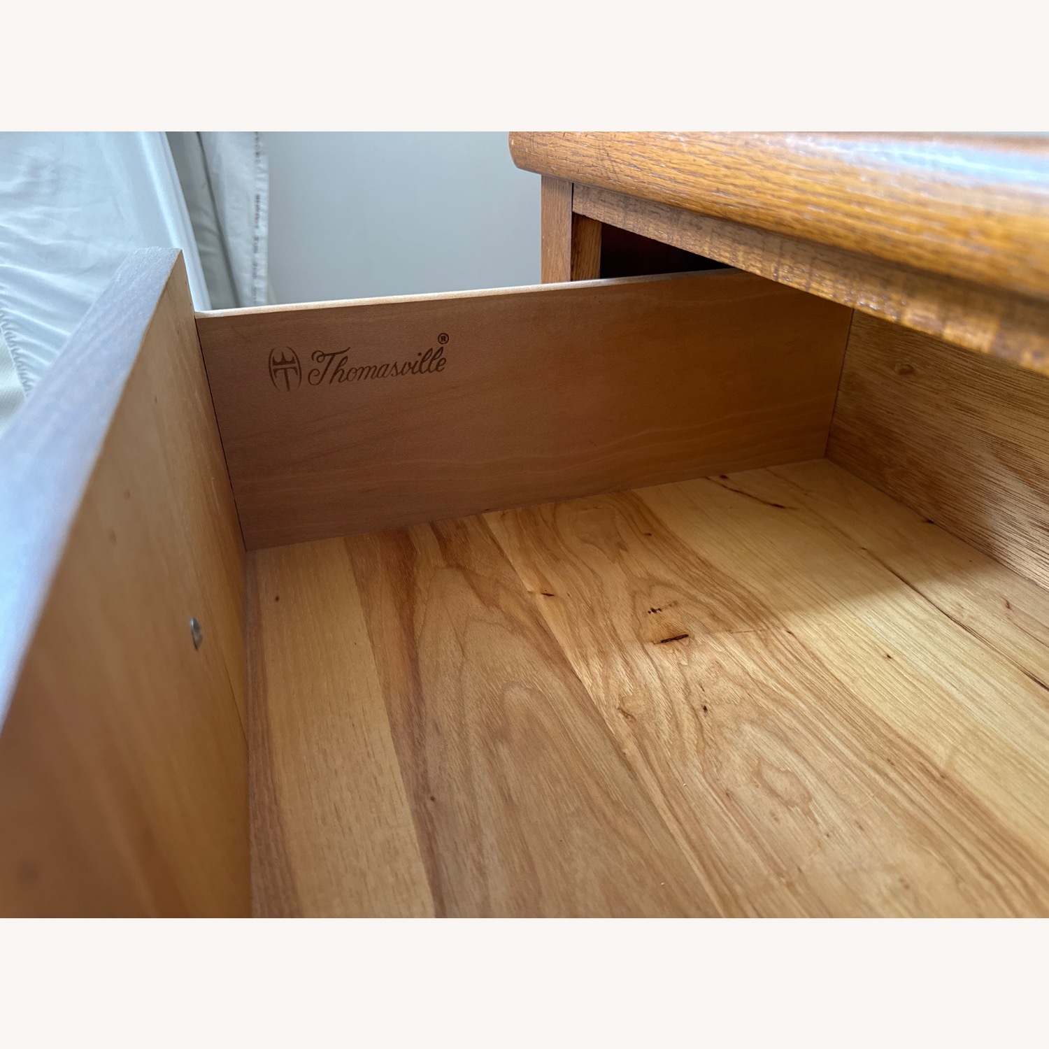 Thomasville Solid Wood Dresser with Mirror - image-5