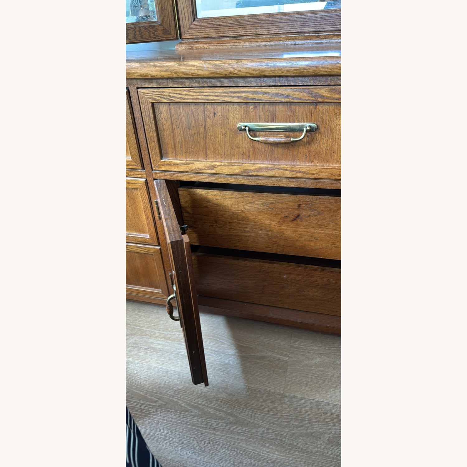 Thomasville Solid Wood Dresser with Mirror - image-2