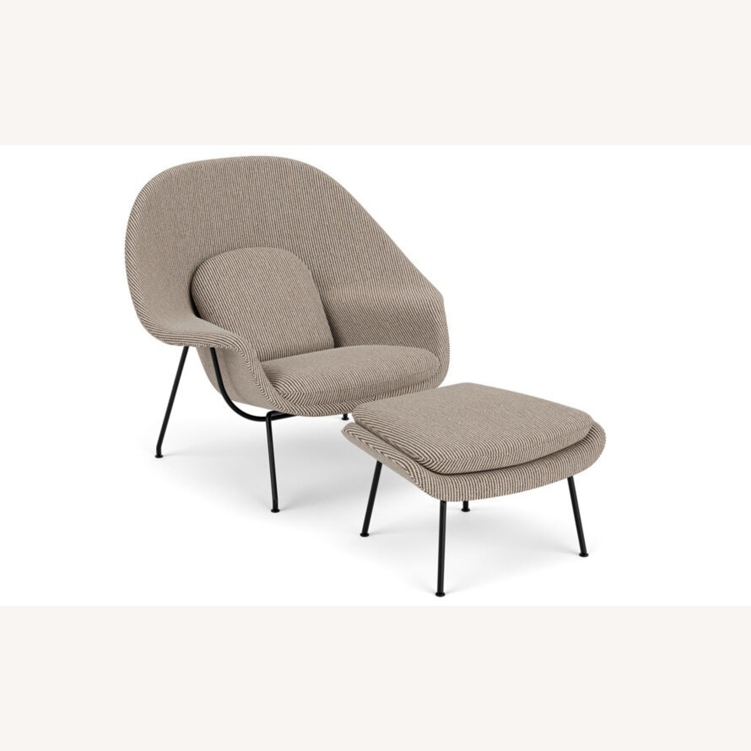 Womb Chair + Ottoman (Replica) - image-4