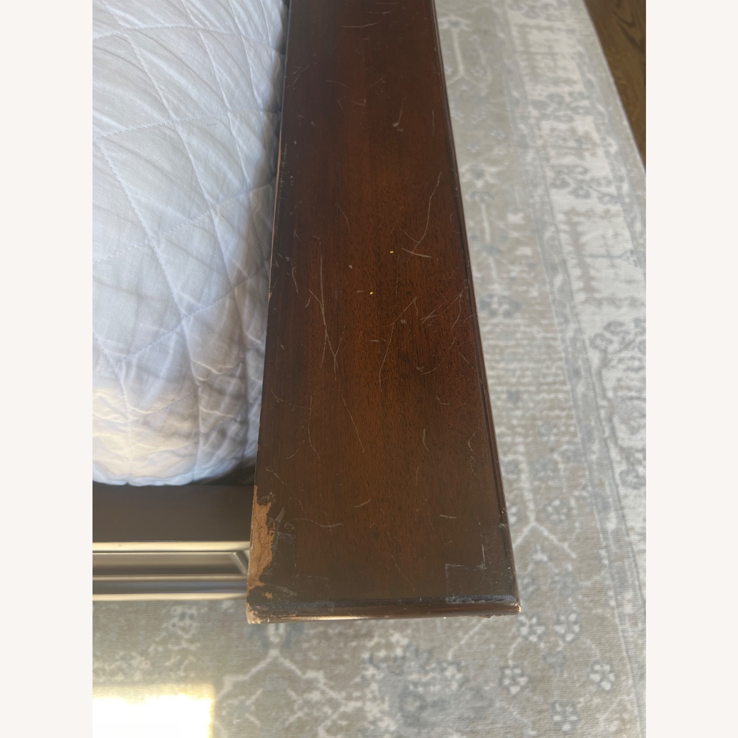 Pottery Barn King Sized Bed - image-4