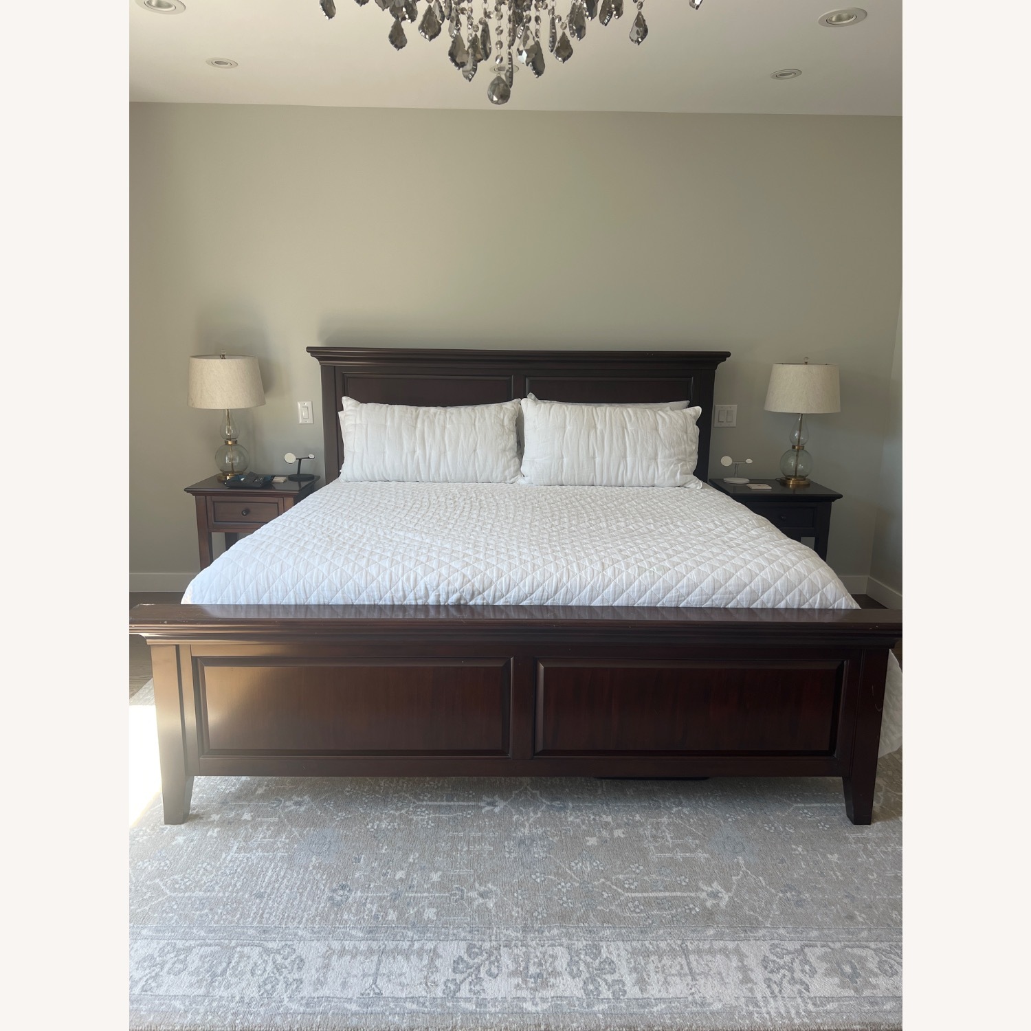 Pottery Barn King Sized Bed - image-1