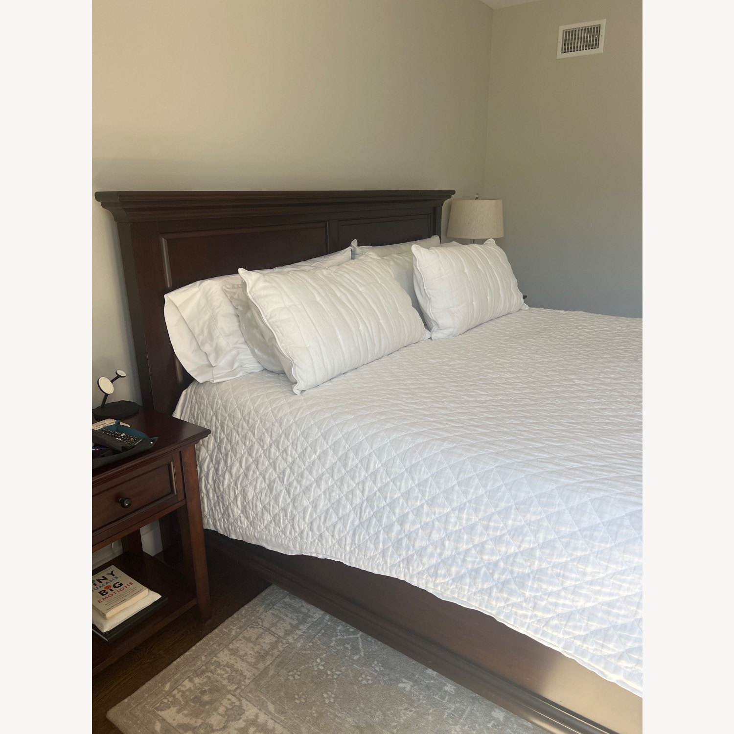 Pottery Barn King Sized Bed - image-3