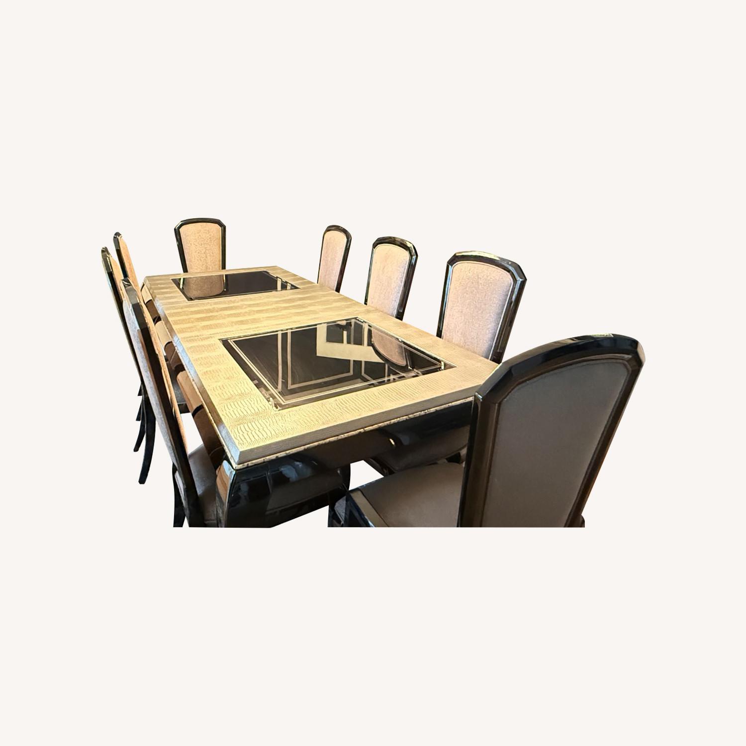 Glam Dining Set–Amini After Eight, Buffet+8 Chairs - image-0