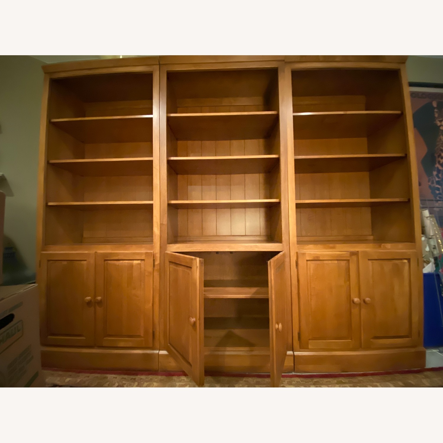 Ethan Allen Maple Bookcases (3) - image-2