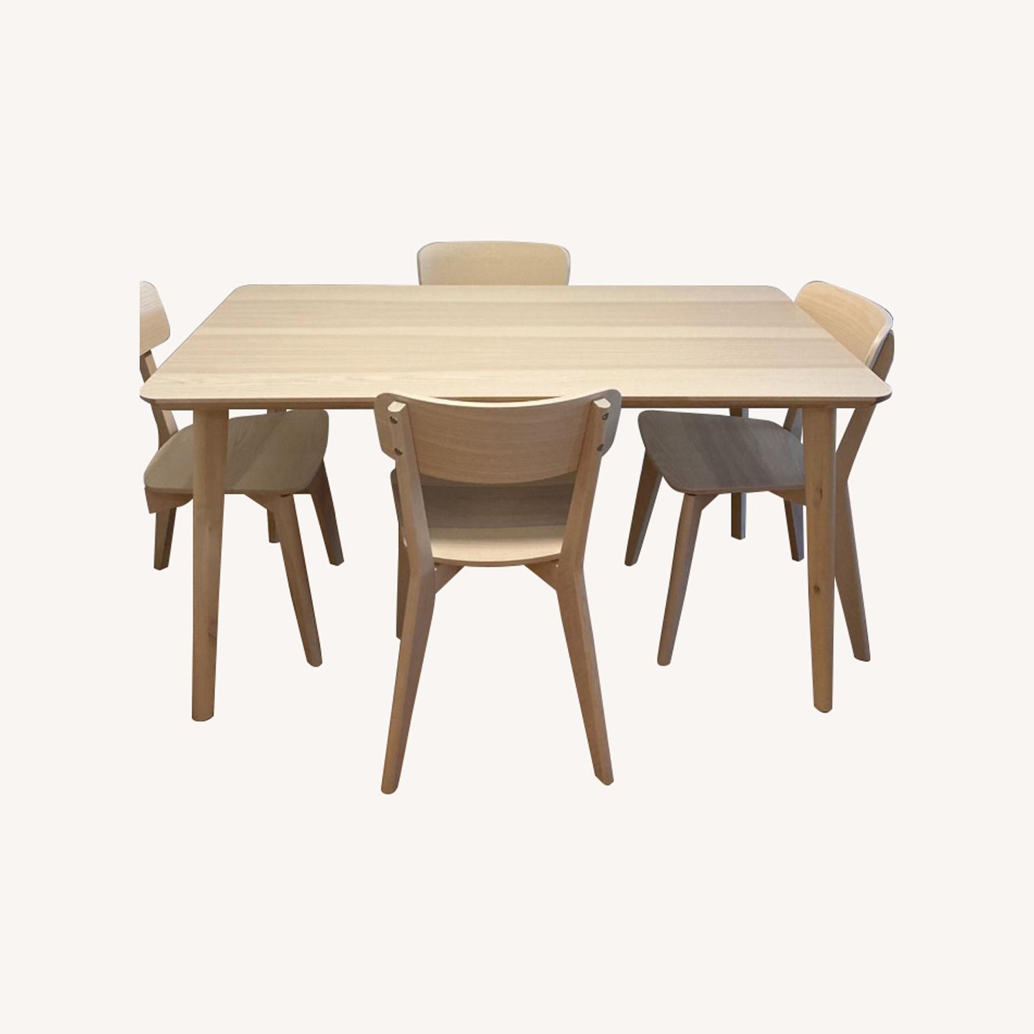 IKEA Lisabo Table + 4 Chairs - image-0