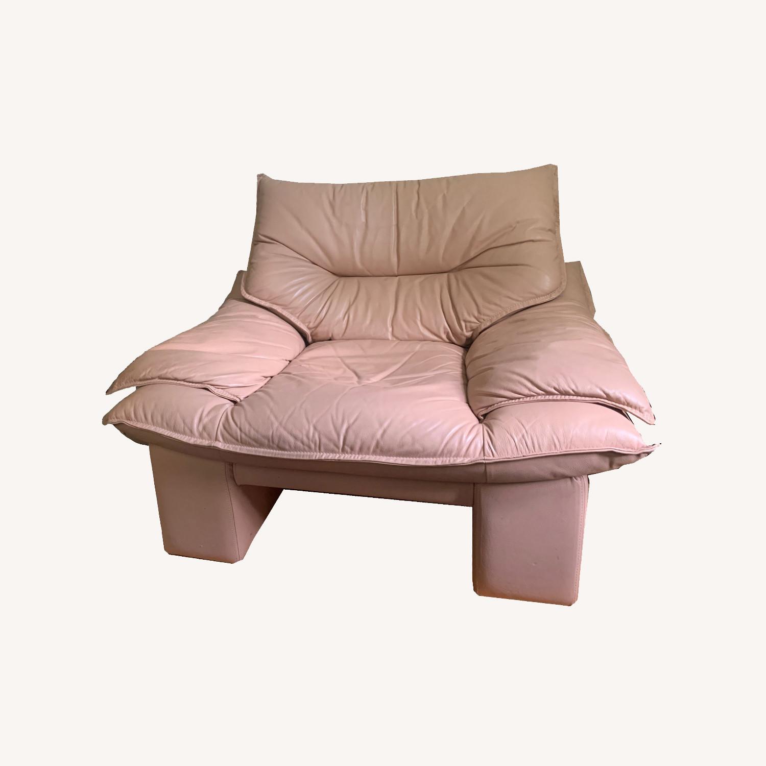 Nicoletti Salotti Italian Leather Chair - image-0