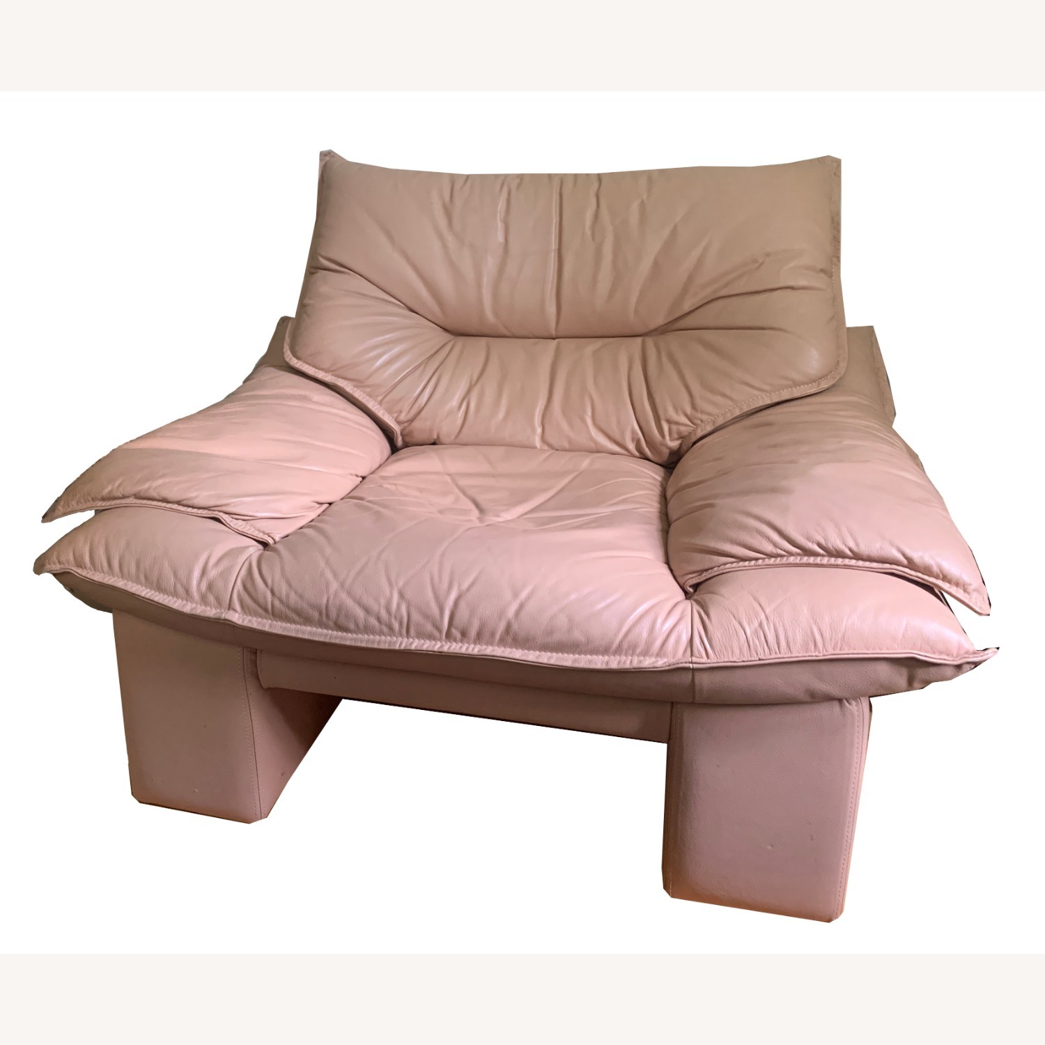 Nicoletti Salotti Italian Leather Chair - image-1