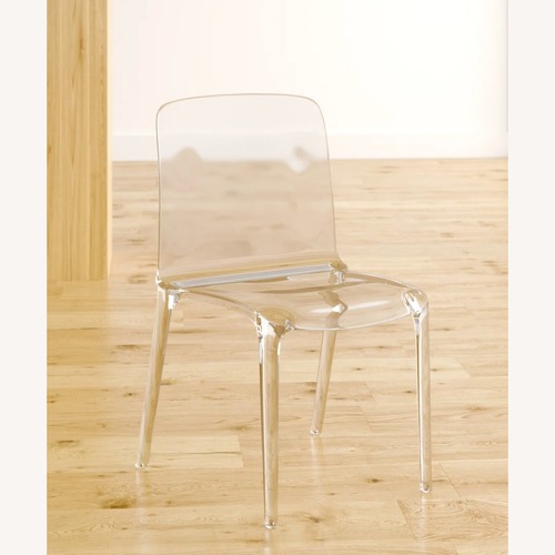 Used Transparent Acrylic Chairs Dining Chairs  for sale on AptDeco